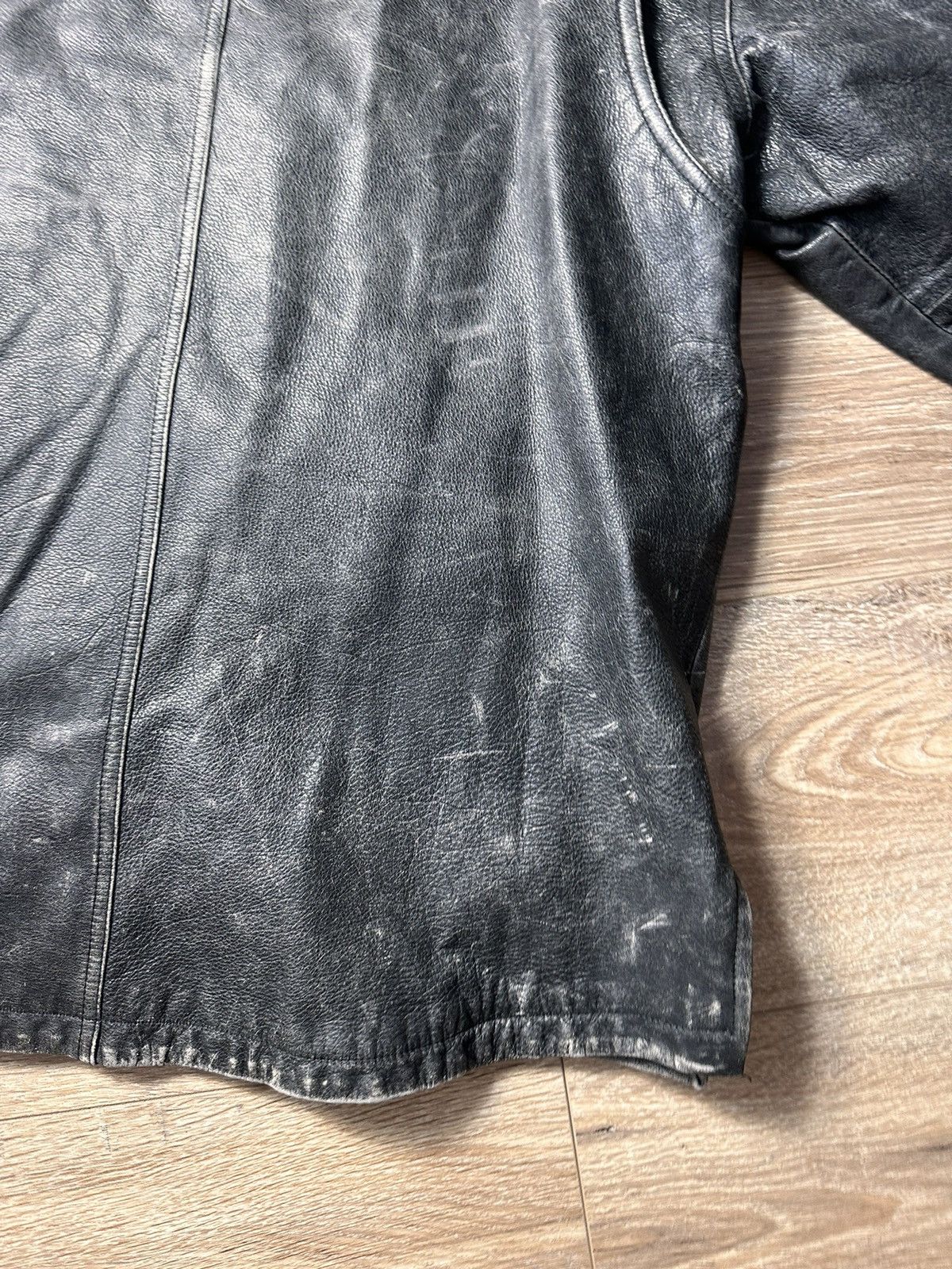 Harley Davidson × Vintage Vintage Harley Davidson Leather Faded Jacket Size US L / EU 52-54 / 3 - 12 Thumbnail