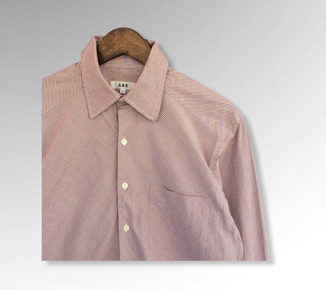 Yohji Yamamoto AAR By Yohji Yamamoto Striped Desing Button Up Size US M / EU 48-50 / 2 - 2 Thumbnail