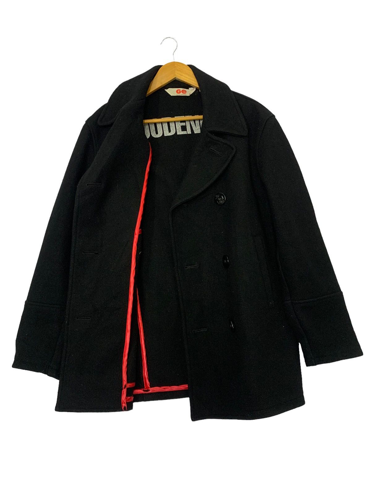 GOODENOUGH × Hiroshi Fujiwara 🔥VTG 90S HIROSHI FUJIWARA PEA COAT JACKETS Size US M / EU 48-50 / 2 - 2 Thumbnail