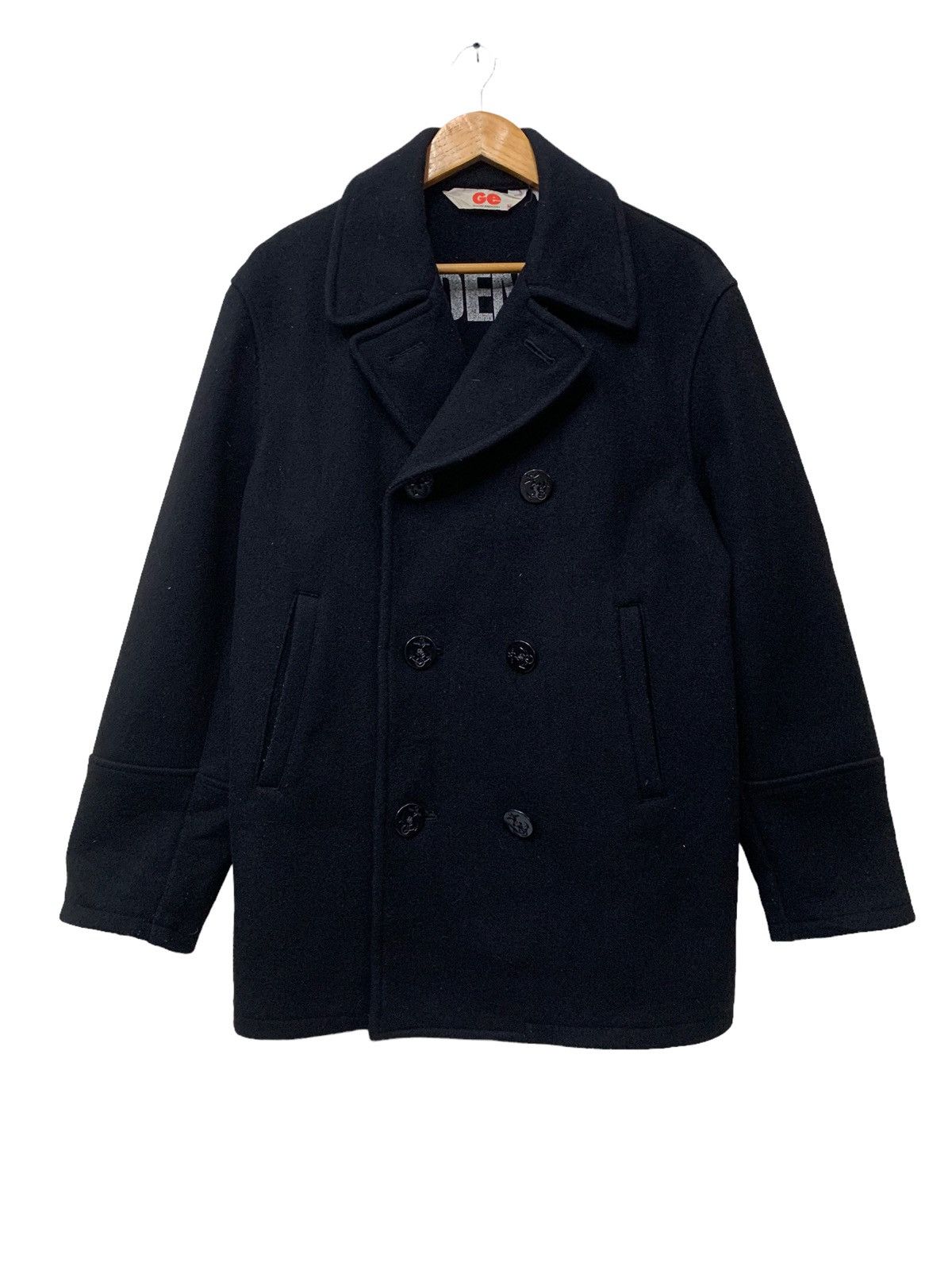 GOODENOUGH × Hiroshi Fujiwara 🔥VTG 90S HIROSHI FUJIWARA PEA COAT JACKETS Size US M / EU 48-50 / 2 - 5 Thumbnail