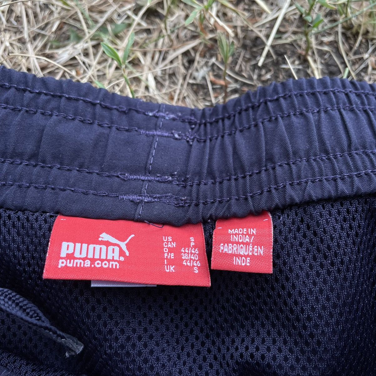 Vintage Vintage 90s Puma Shorts Baggy Streetwear Y2K Navy Faded 30 Size US 30 / EU 46 - 4 Thumbnail