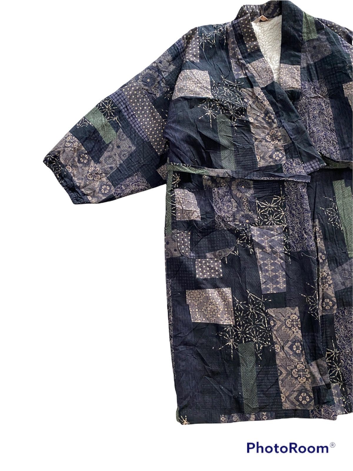 Japanese Brand Vintage 70's 🇯🇵 Kimono Pachwork design kapital visvim rare Size US L / EU 52-54 / 3 - 7 Thumbnail