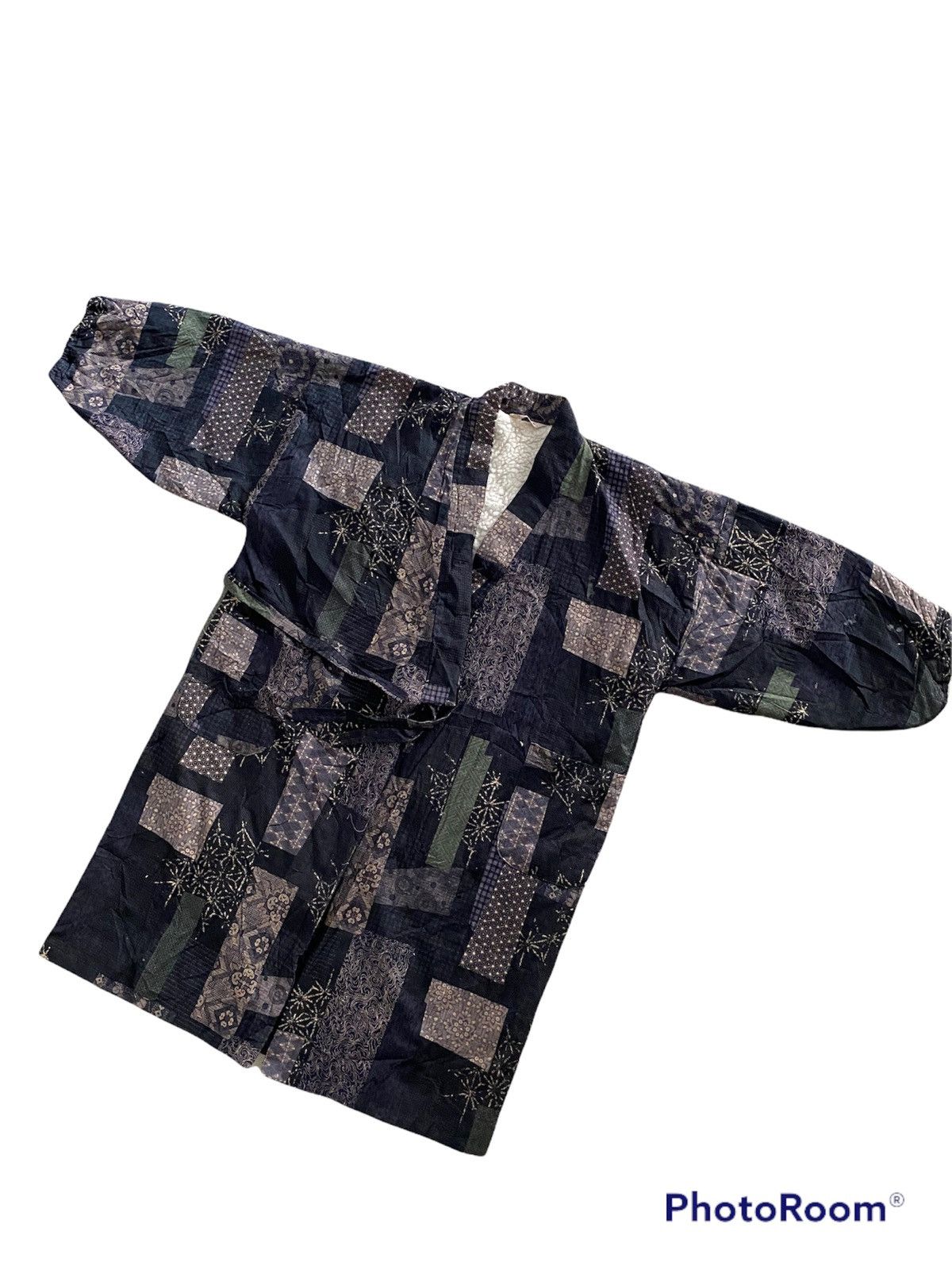 Japanese Brand Vintage 70's 🇯🇵 Kimono Pachwork design kapital visvim rare Size US L / EU 52-54 / 3 - 5 Thumbnail