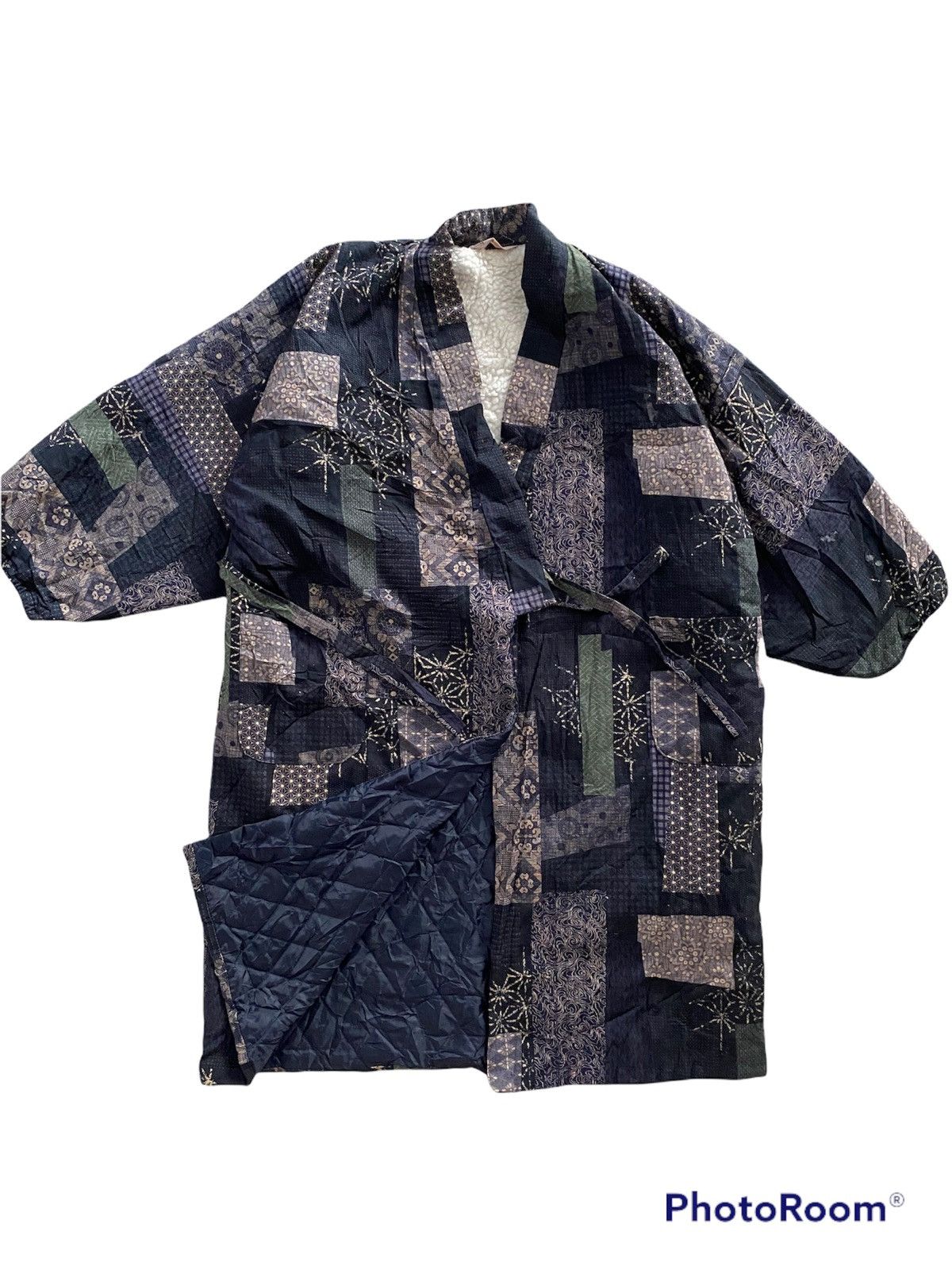 Japanese Brand Vintage 70's 🇯🇵 Kimono Pachwork design kapital visvim rare Size US L / EU 52-54 / 3 - 1 Thumbnail