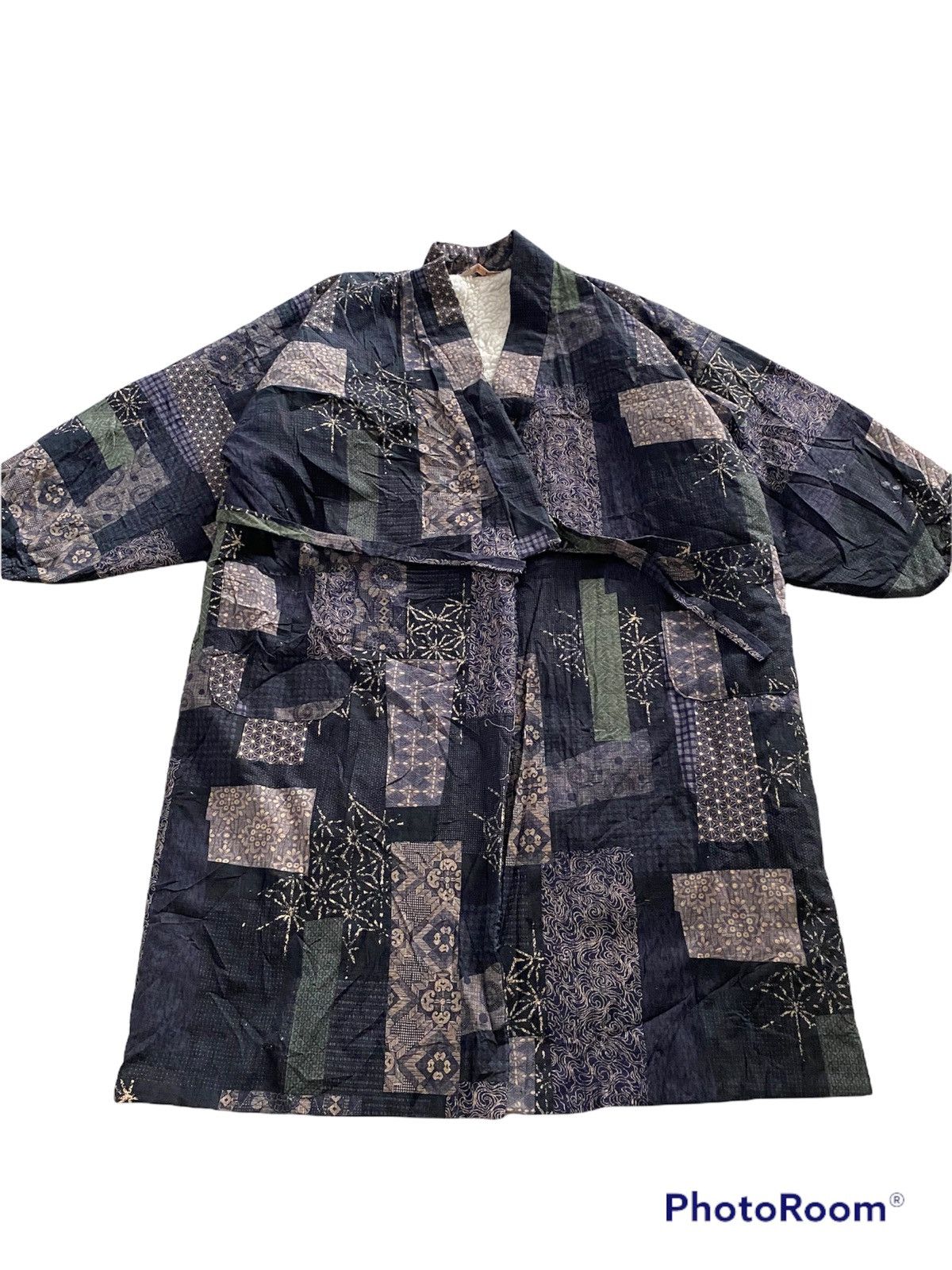 Japanese Brand Vintage 70's 🇯🇵 Kimono Pachwork design kapital visvim rare Size US L / EU 52-54 / 3 - 3 Thumbnail