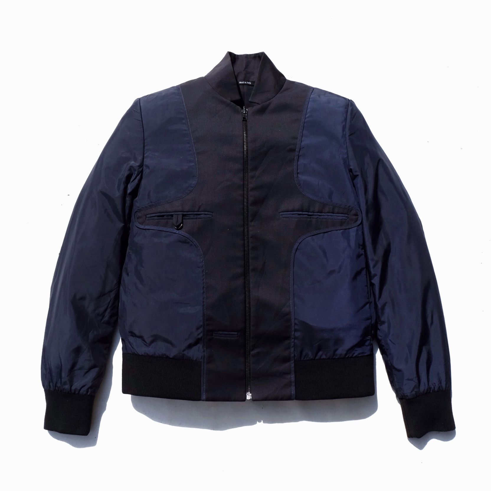 image of Archival Clothing x Maison Margiela Reversible Bomber Jacket in Navy, Men's (Size Small)