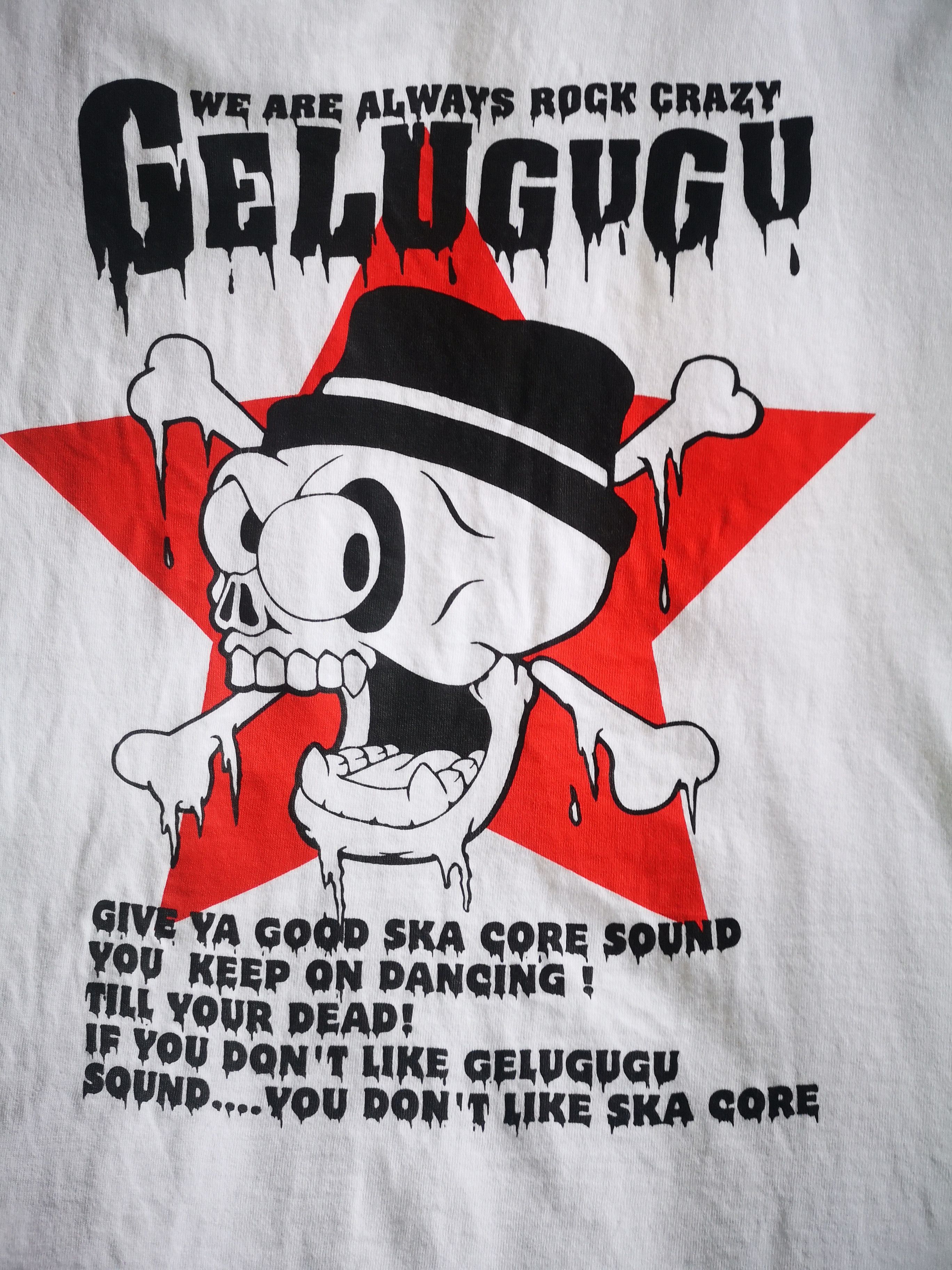 Band Tees × Vintage Vintage Punk Band Gelugugu 90s Size US L / EU 52-54 / 3 - 5 Thumbnail