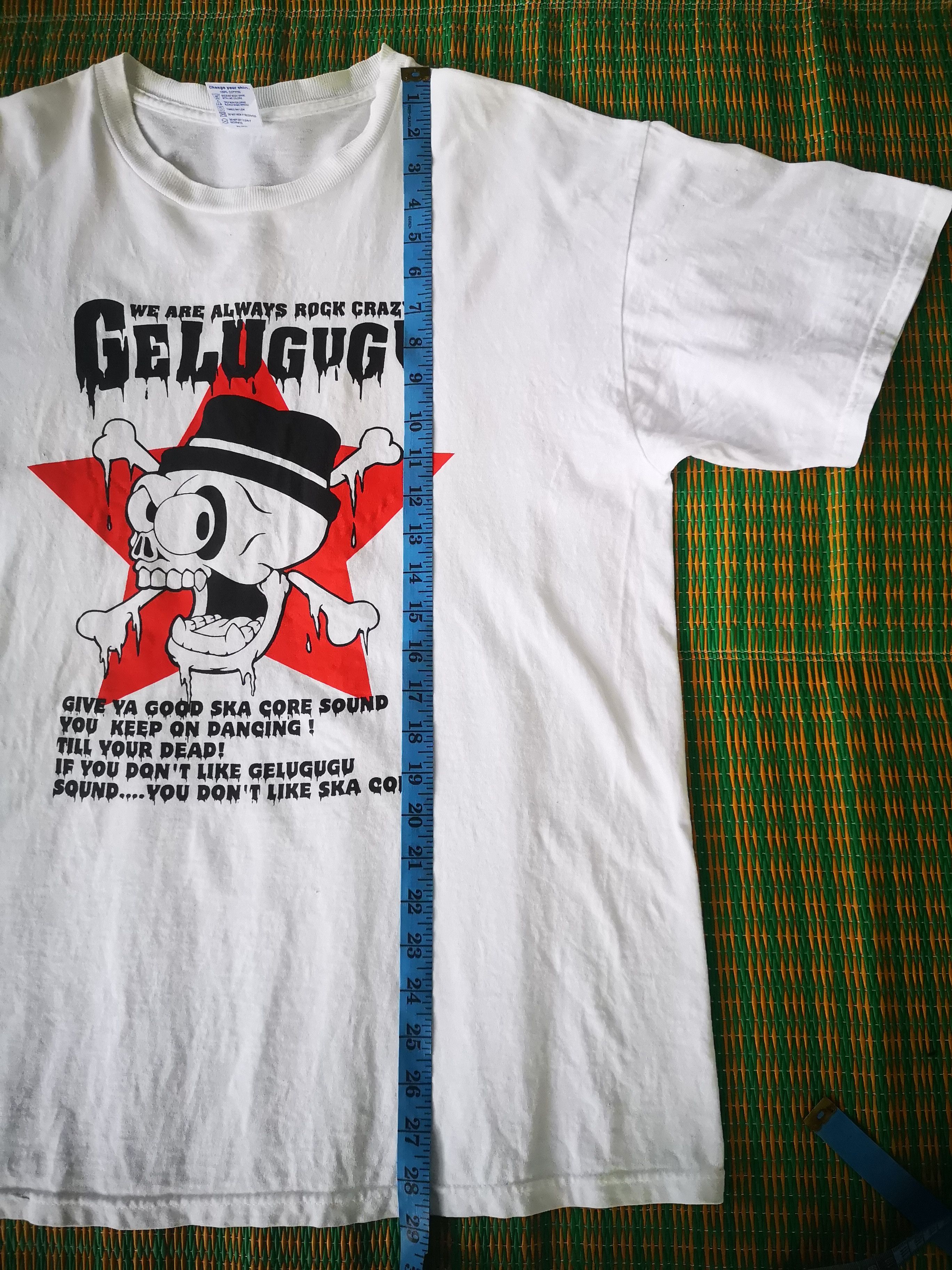 Band Tees × Vintage Vintage Punk Band Gelugugu 90s Size US L / EU 52-54 / 3 - 10 Thumbnail