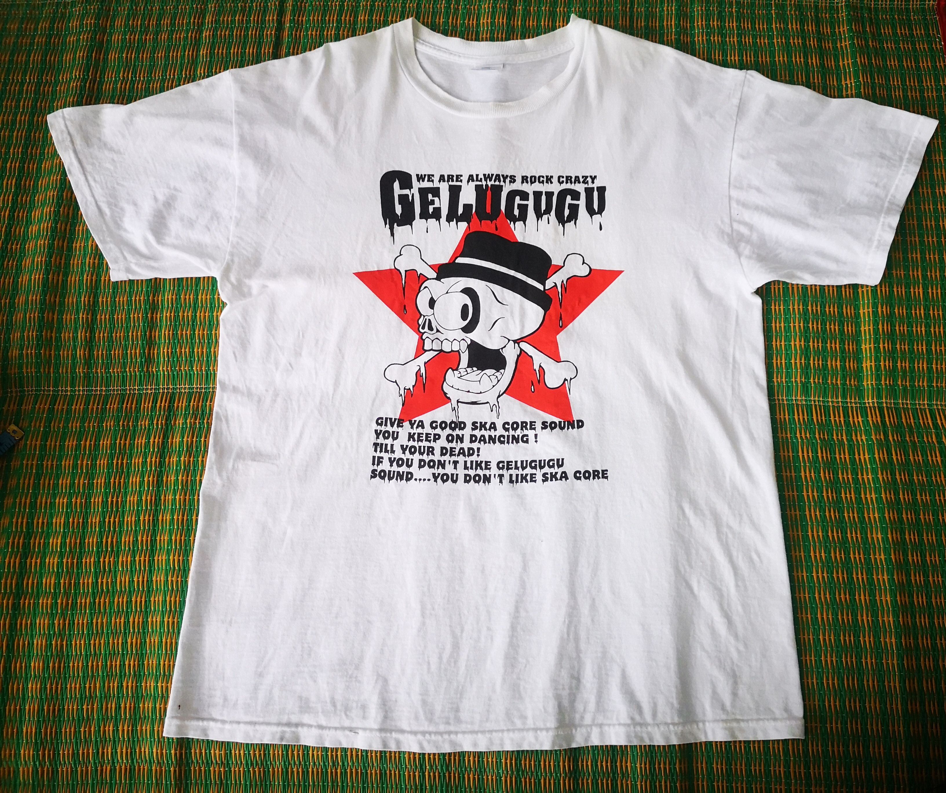 Band Tees × Vintage Vintage Punk Band Gelugugu 90s Size US L / EU 52-54 / 3 - 3 Thumbnail