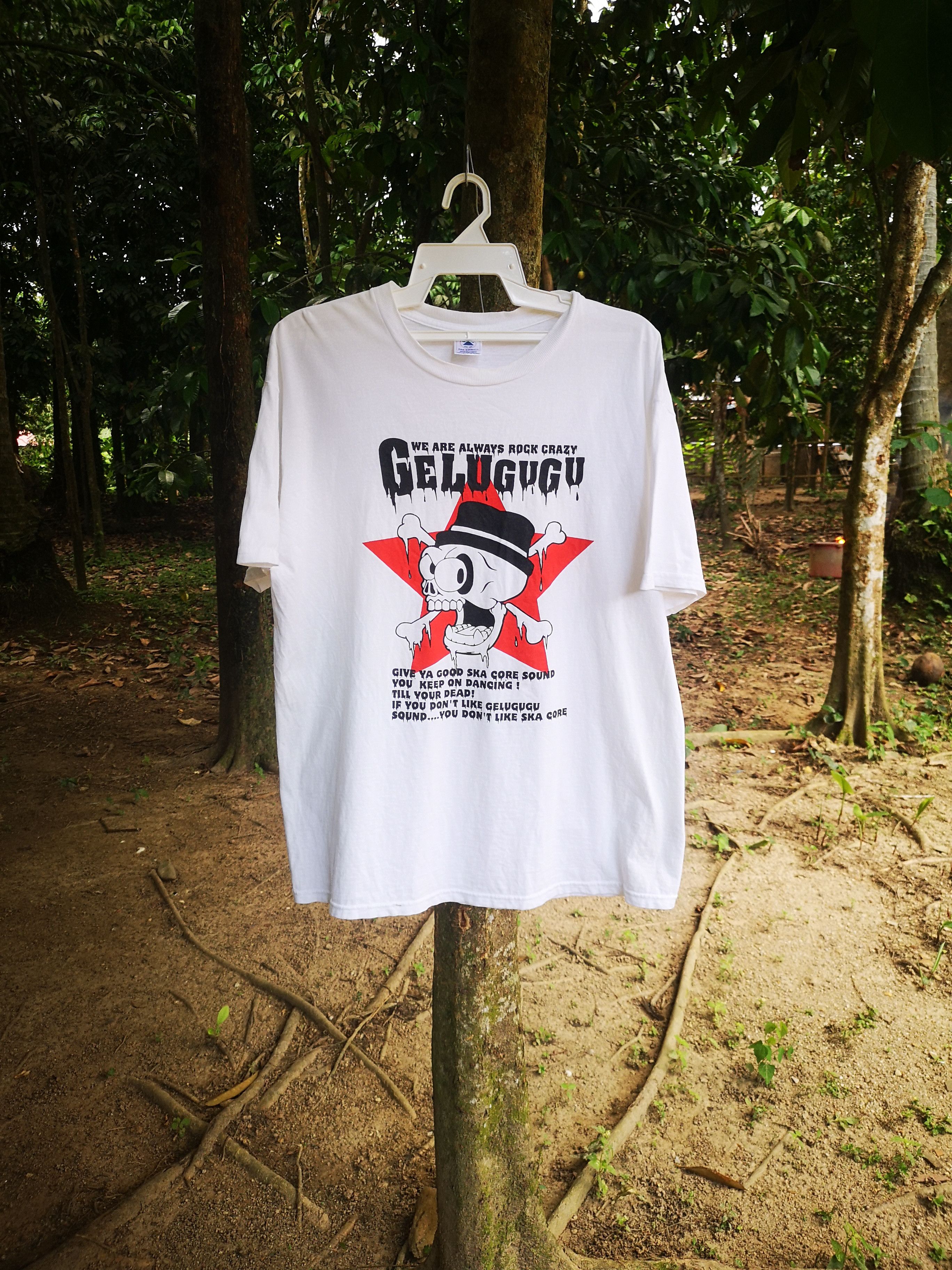 Band Tees × Vintage Vintage Punk Band Gelugugu 90s Size US L / EU 52-54 / 3 - 1 Thumbnail