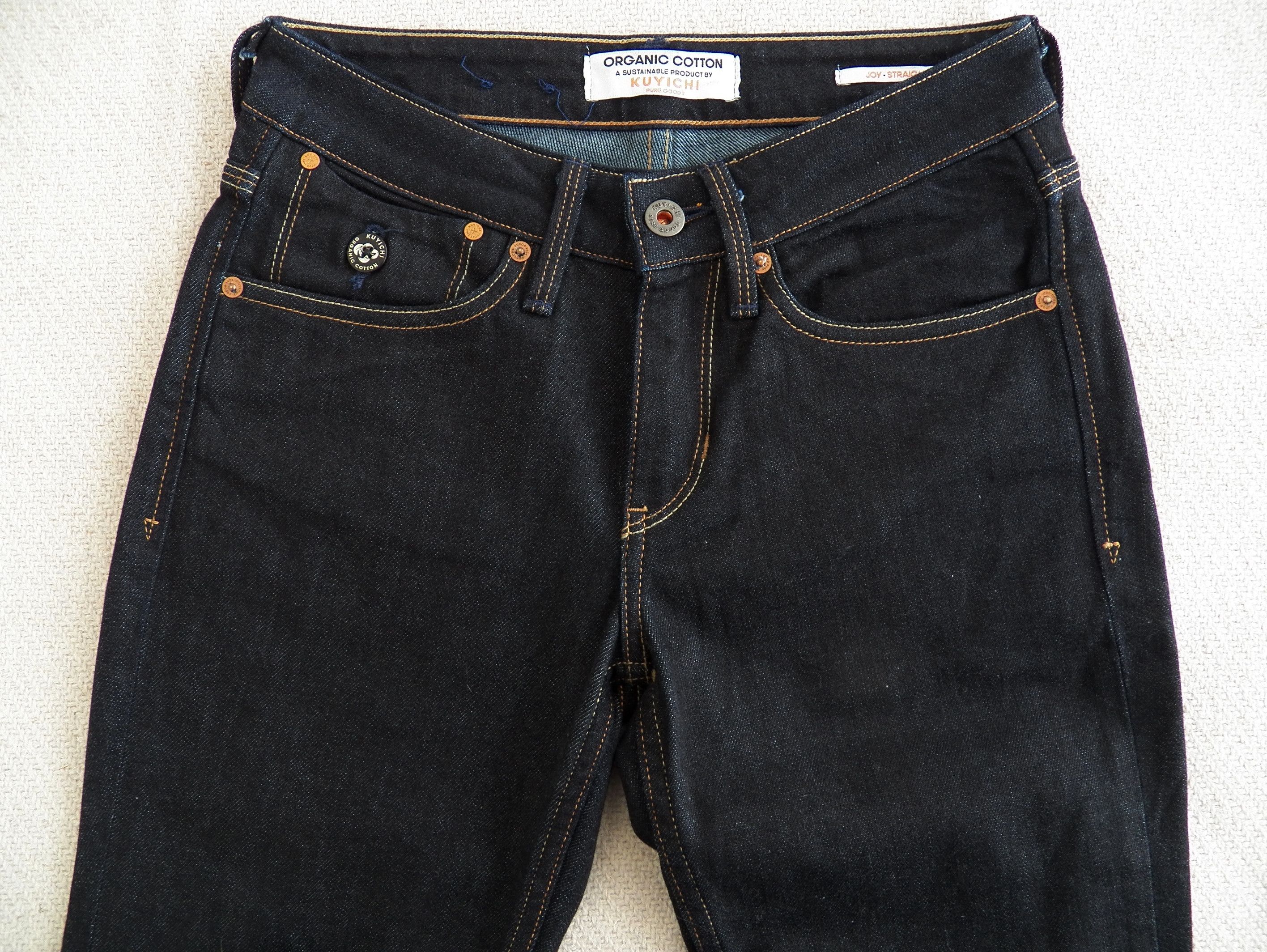 Other Kuyichi Joy Straight Jeans W25 L32 Dark Rinse Organic Cotton Size 25" / US 0 / IT 36 - 7 Thumbnail