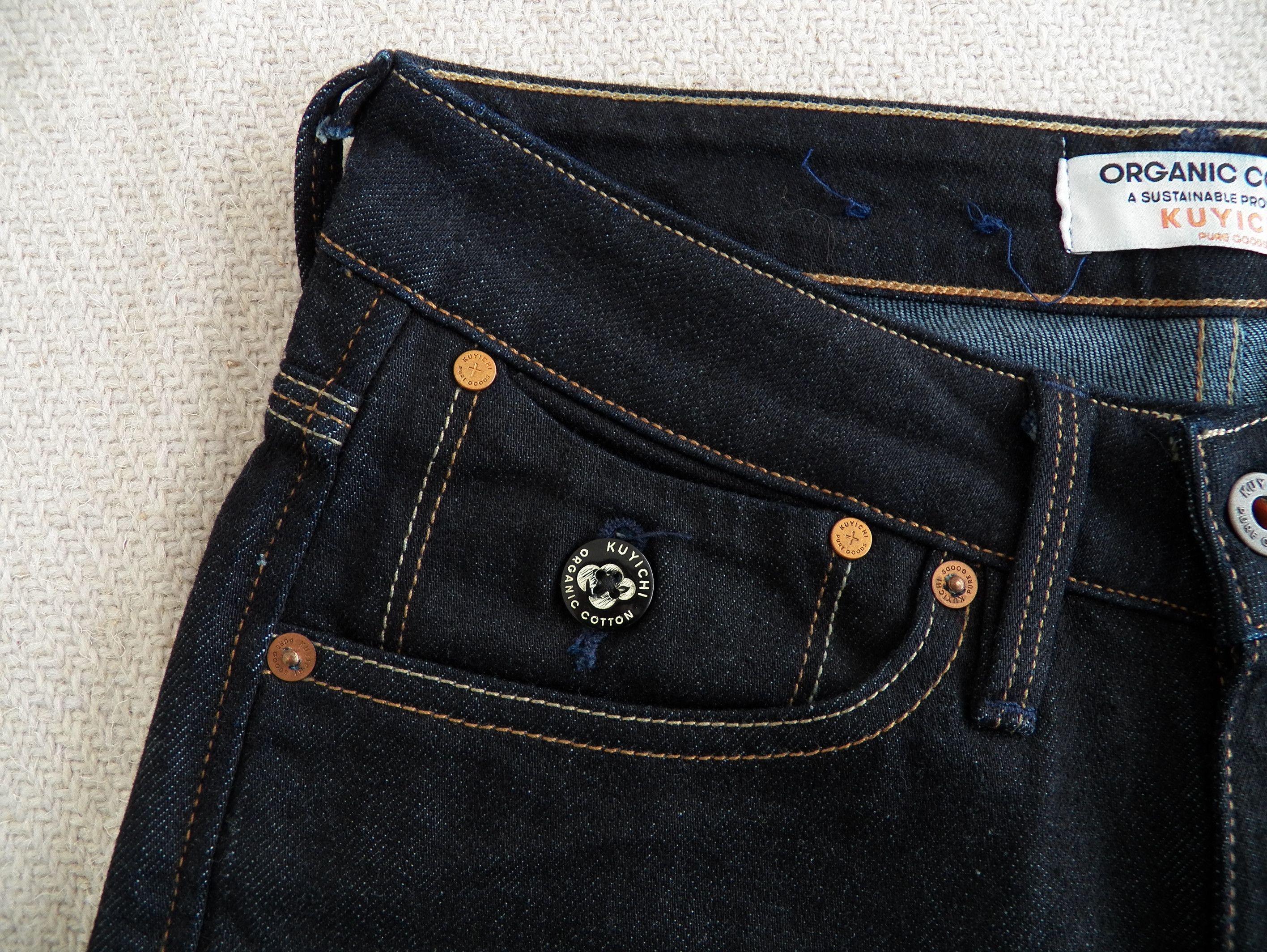 Other Kuyichi Joy Straight Jeans W25 L32 Dark Rinse Organic Cotton Size 25" / US 0 / IT 36 - 8 Thumbnail