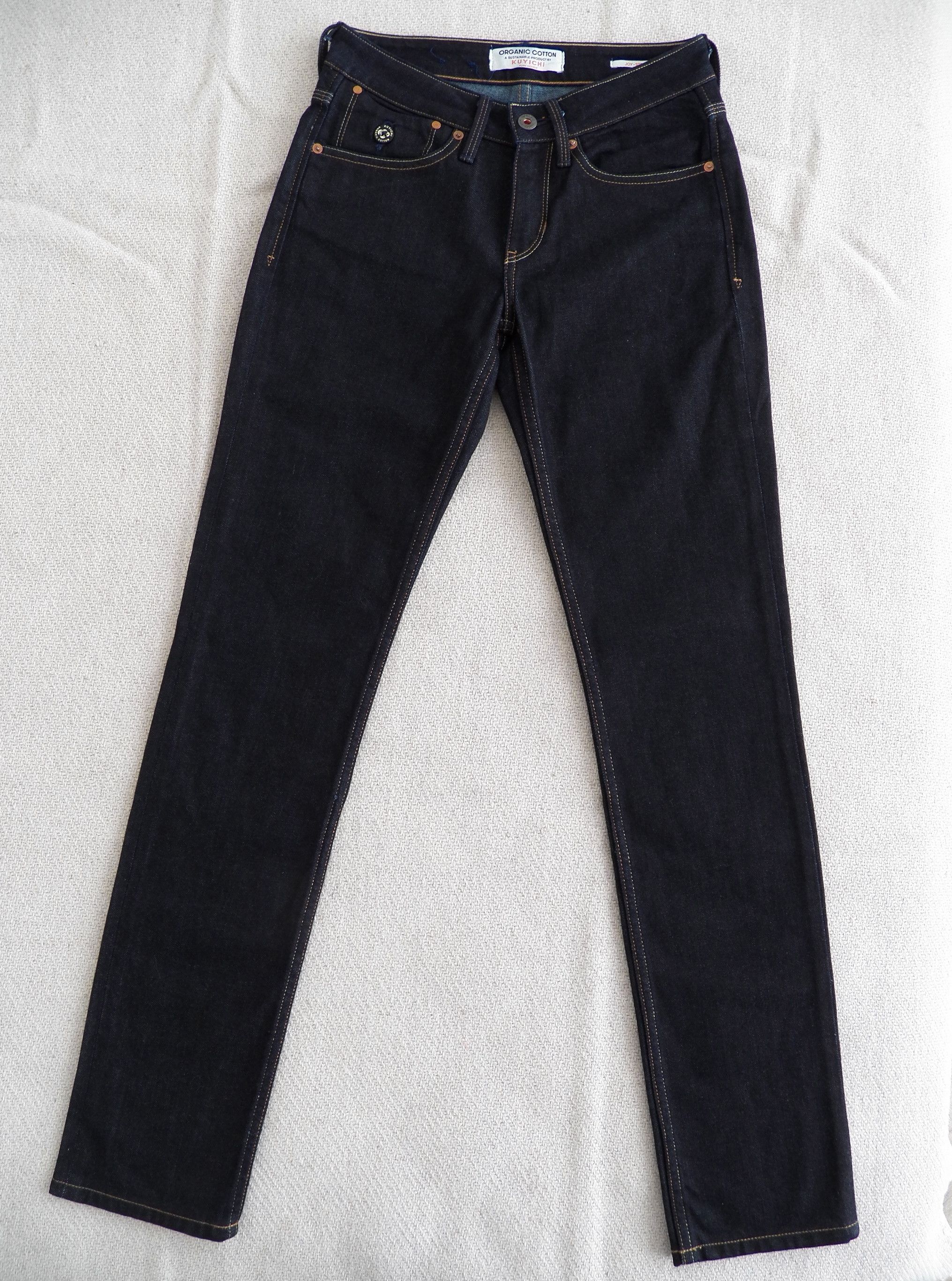 Other Kuyichi Joy Straight Jeans W25 L32 Dark Rinse Organic Cotton Size 25" / US 0 / IT 36 - 1 Thumbnail