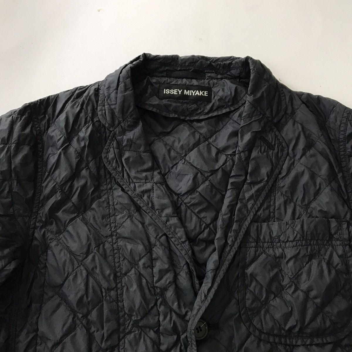 Issey Miyake Rare🔥Issey Miyake quilted nylon blazer jacket Size US M / EU 48-50 / 2 - 4 Thumbnail
