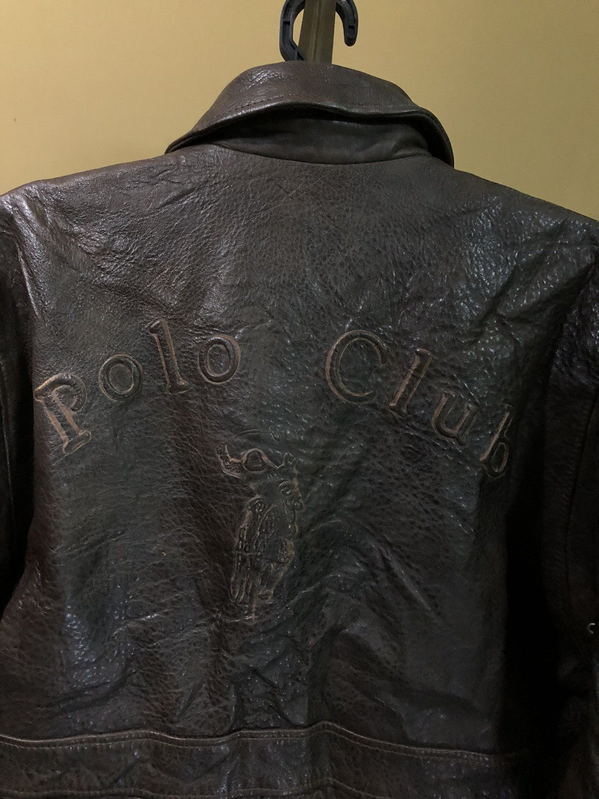 Beverly Hills Polo Club Vintage Polo Club Big Logo Leather Jacket Size US L / EU 52-54 / 3 - 4 Thumbnail