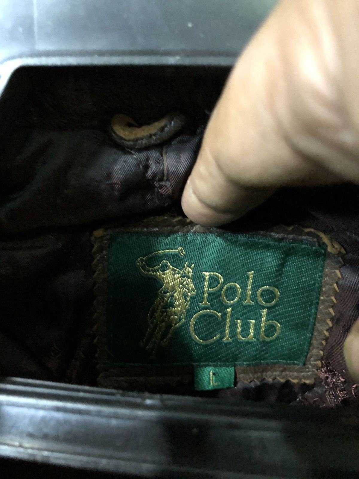Beverly Hills Polo Club Vintage Polo Club Big Logo Leather Jacket Size US L / EU 52-54 / 3 - 6 Thumbnail