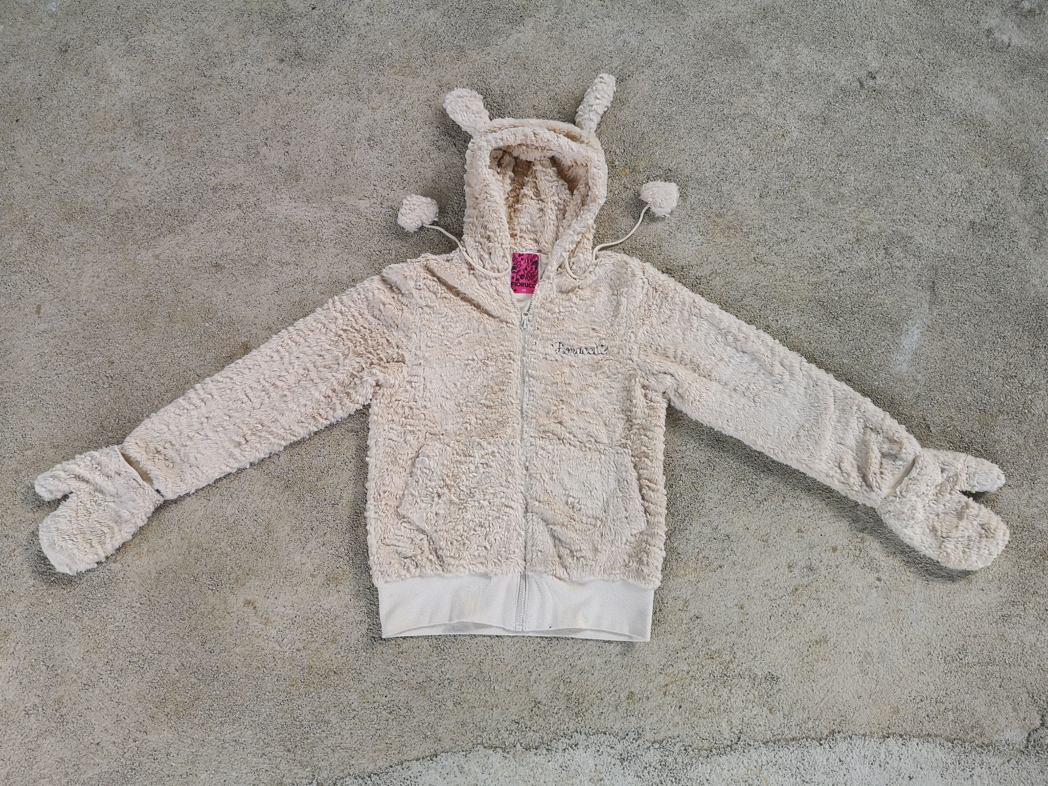 Fiorucci Fiorucci Hoodie Faux Fur Fleece Size S / US 4 / IT 40 - 3 Thumbnail