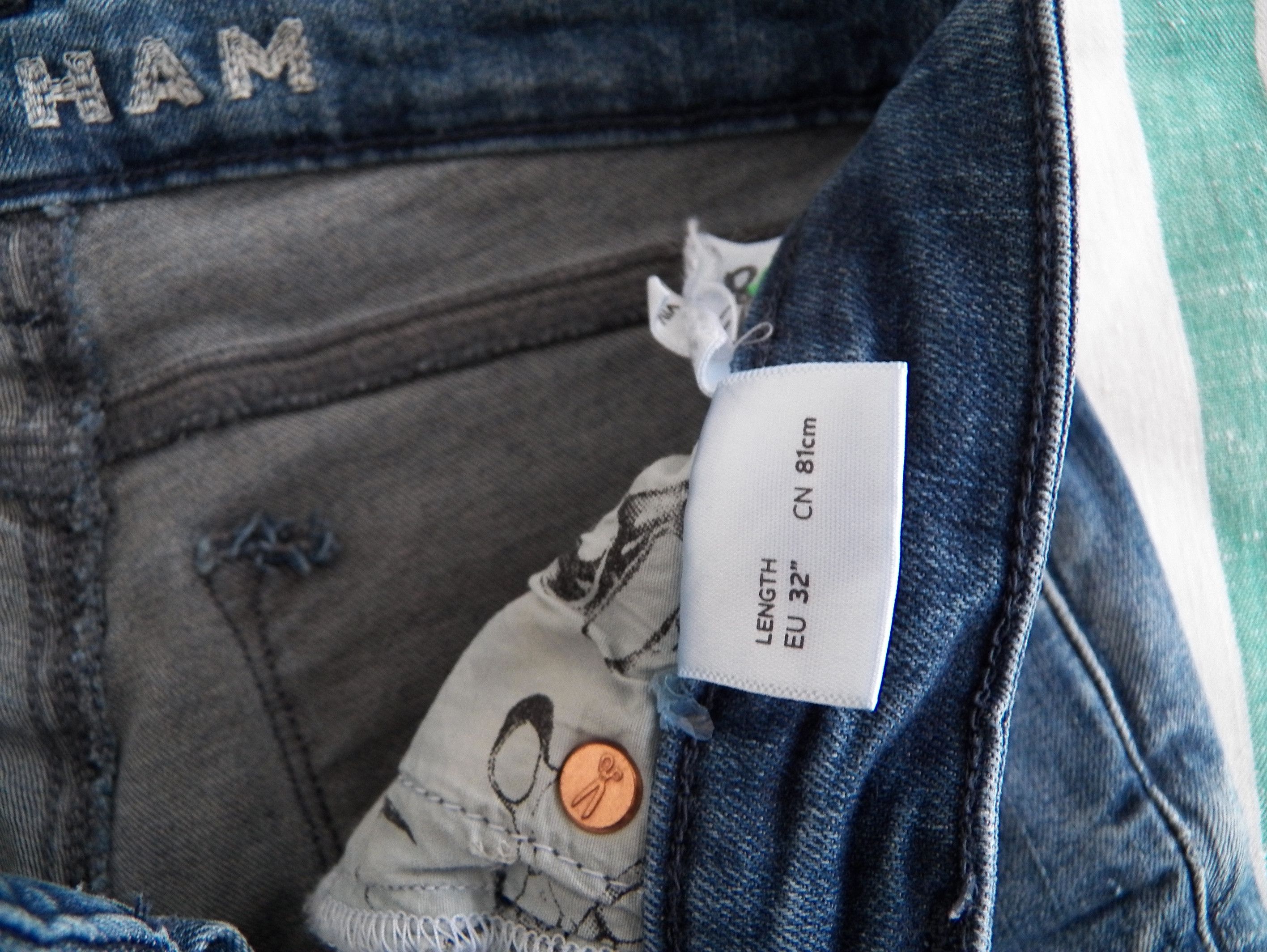 DENHAM Denham Sharp Jeans W26 L32 Skinny Fit Stretch Yoga Indigo Size 26" / US 2 / IT 38 - 2 Thumbnail