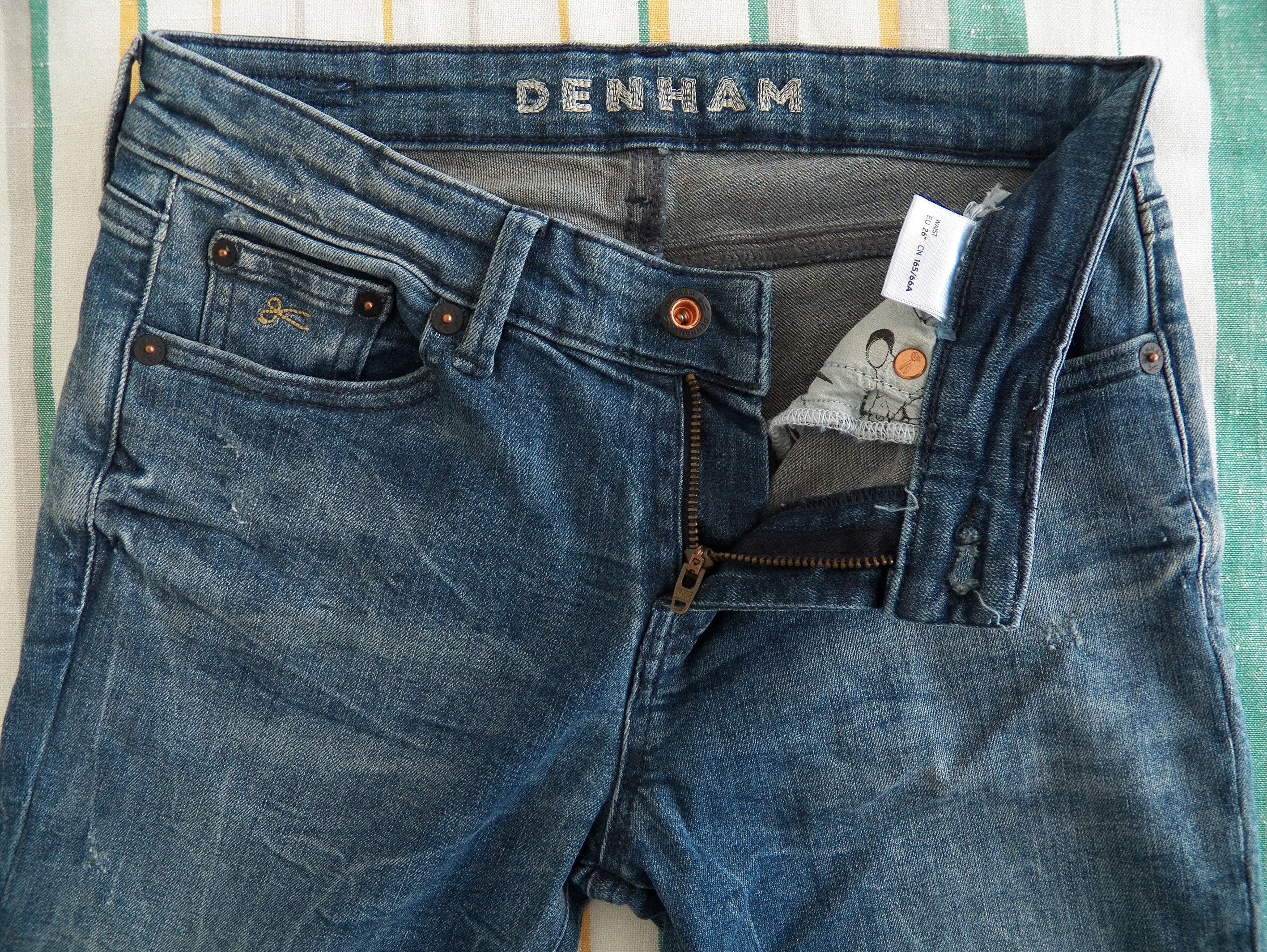 DENHAM Denham Sharp Jeans W26 L32 Skinny Fit Stretch Yoga Indigo Size 26" / US 2 / IT 38 - 8 Thumbnail