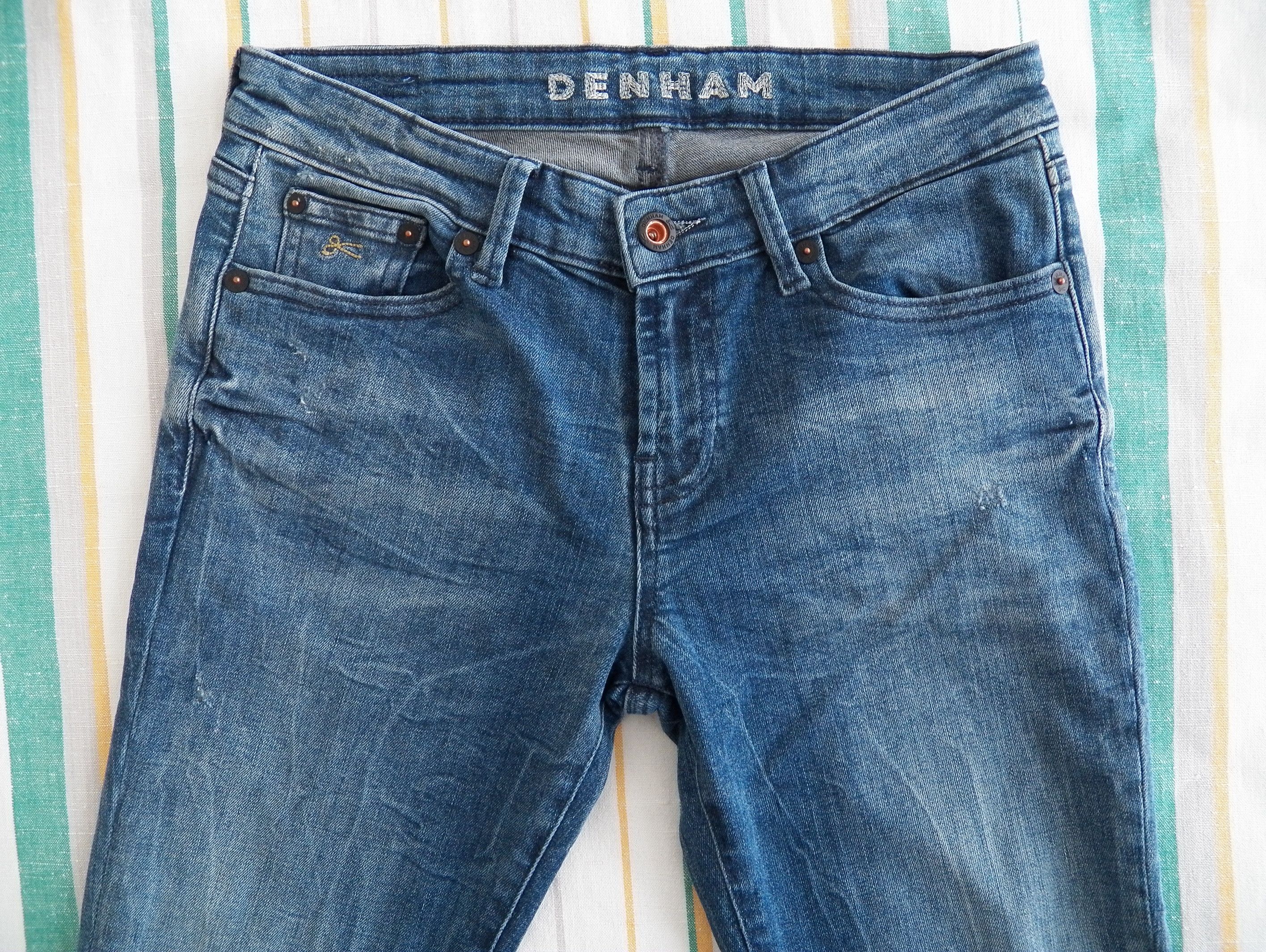 DENHAM Denham Sharp Jeans W26 L32 Skinny Fit Stretch Yoga Indigo Size 26" / US 2 / IT 38 - 7 Thumbnail