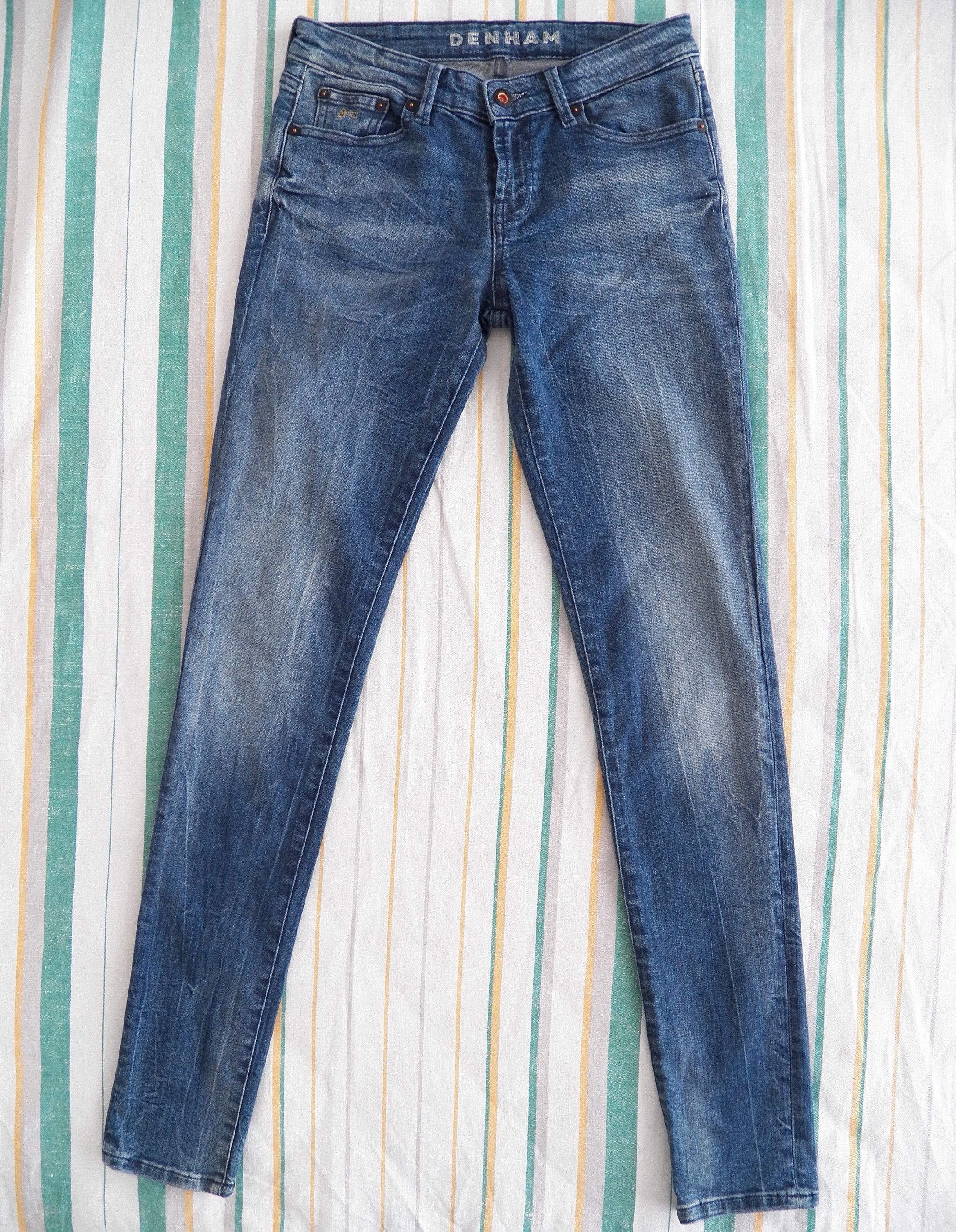 DENHAM Denham Sharp Jeans W26 L32 Skinny Fit Stretch Yoga Indigo Size 26" / US 2 / IT 38 - 1 Thumbnail