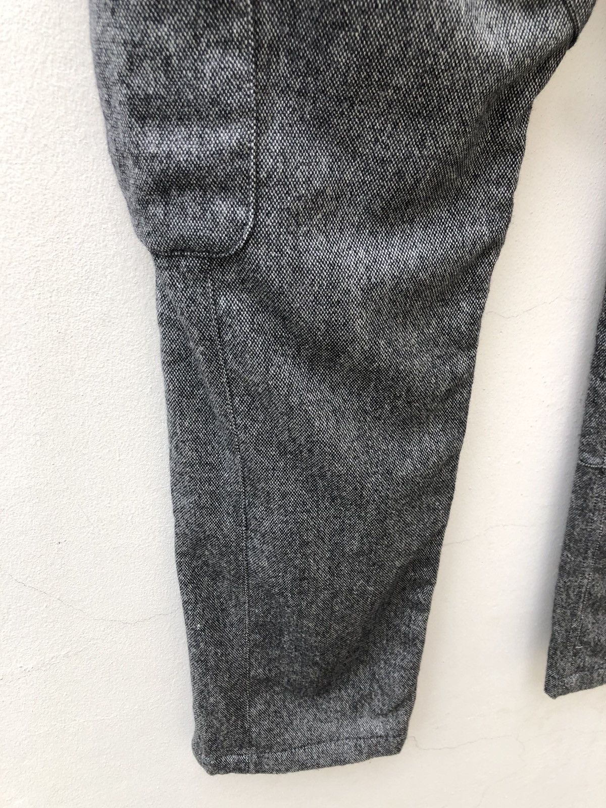 AKM AKM Made in Japan Lined Wool Cargo Cropped Trouser Grey Pant Size US 30 / EU 46 - 15 Thumbnail