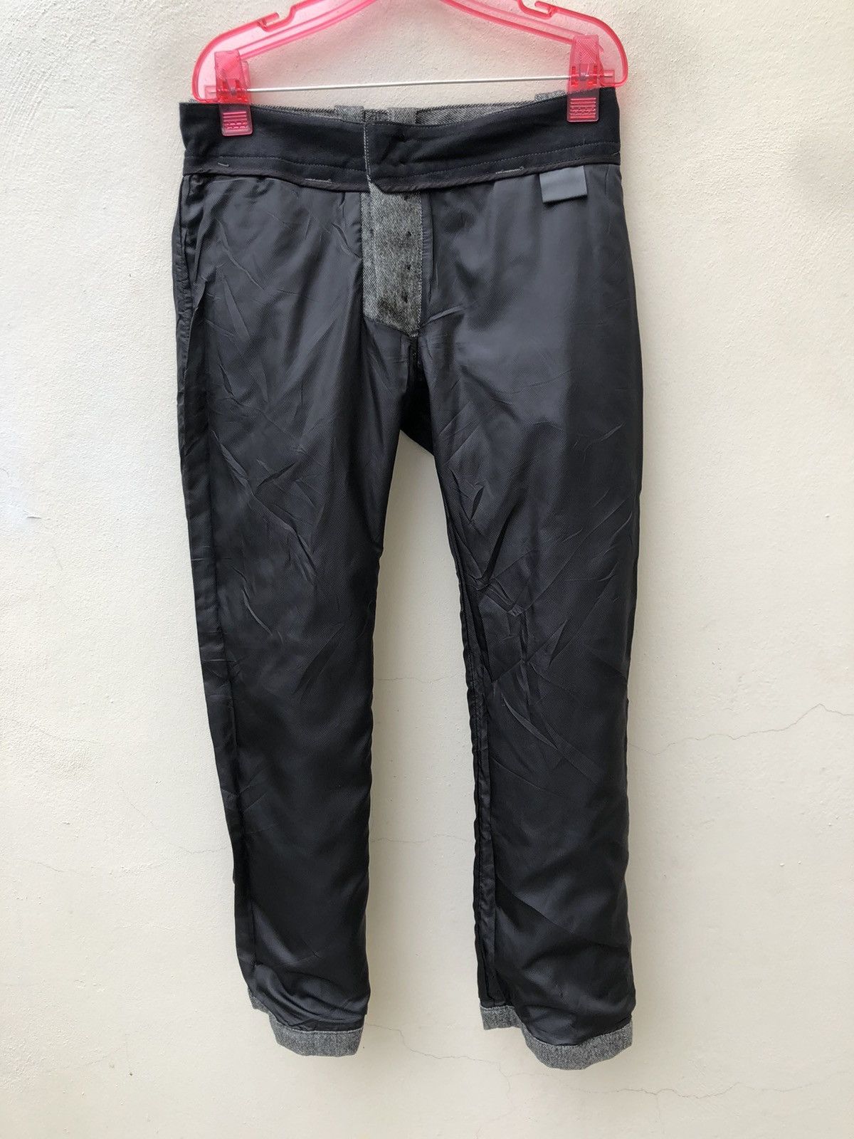 AKM AKM Made in Japan Lined Wool Cargo Cropped Trouser Grey Pant Size US 30 / EU 46 - 19 Thumbnail