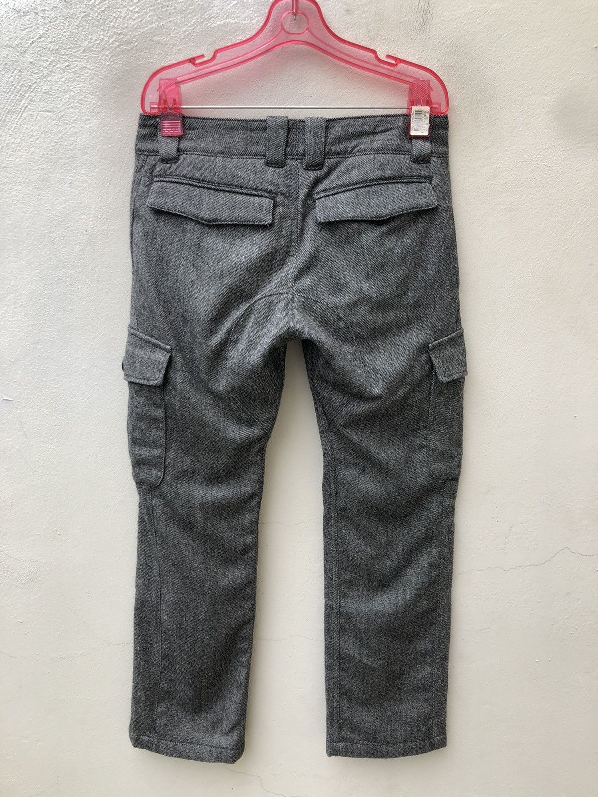 AKM AKM Made in Japan Lined Wool Cargo Cropped Trouser Grey Pant Size US 30 / EU 46 - 13 Thumbnail