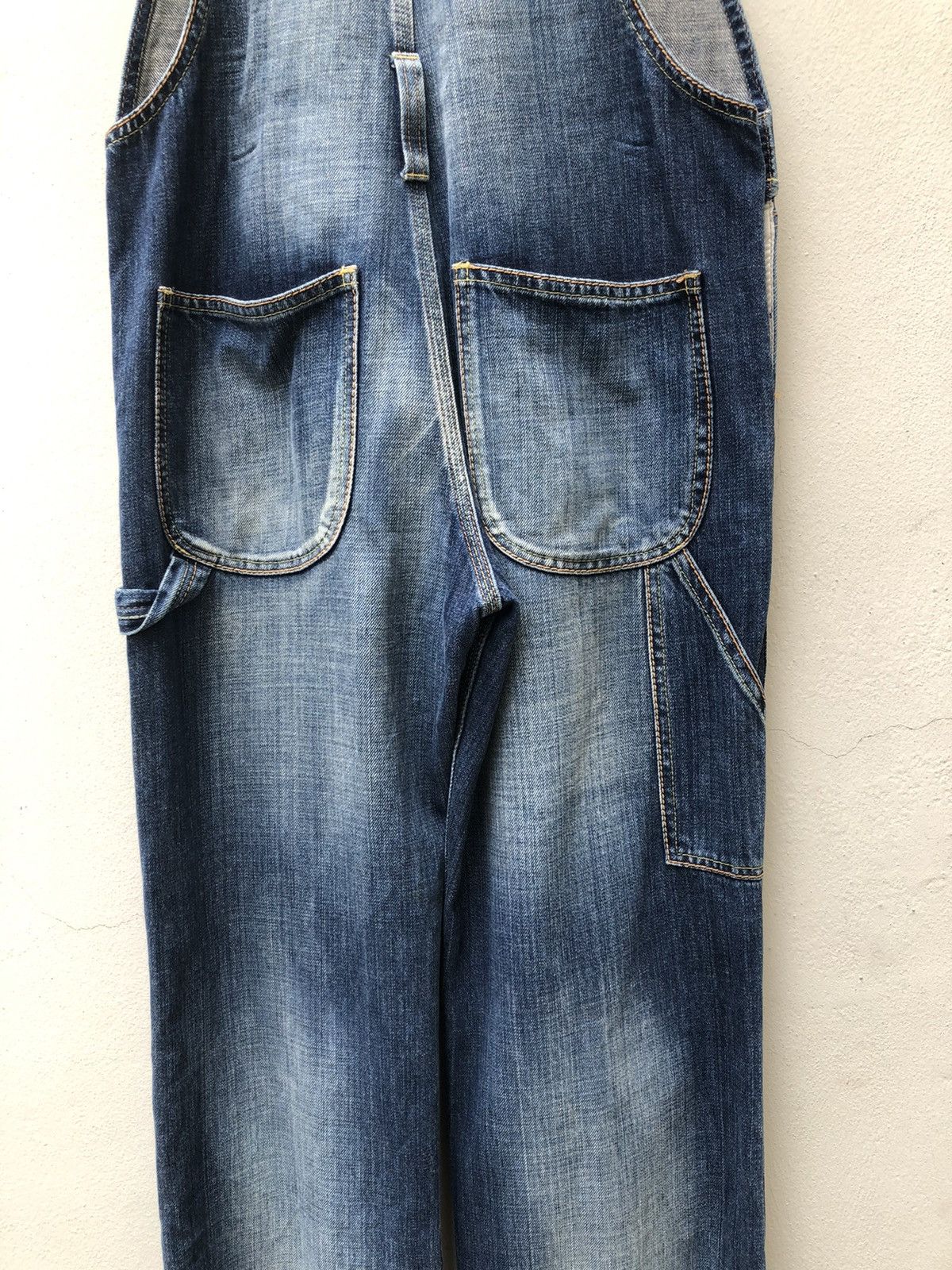 Hiroshi Fujiwara Vanquish Ripped Distressed Denim Overall Size US 31 - 13 Thumbnail