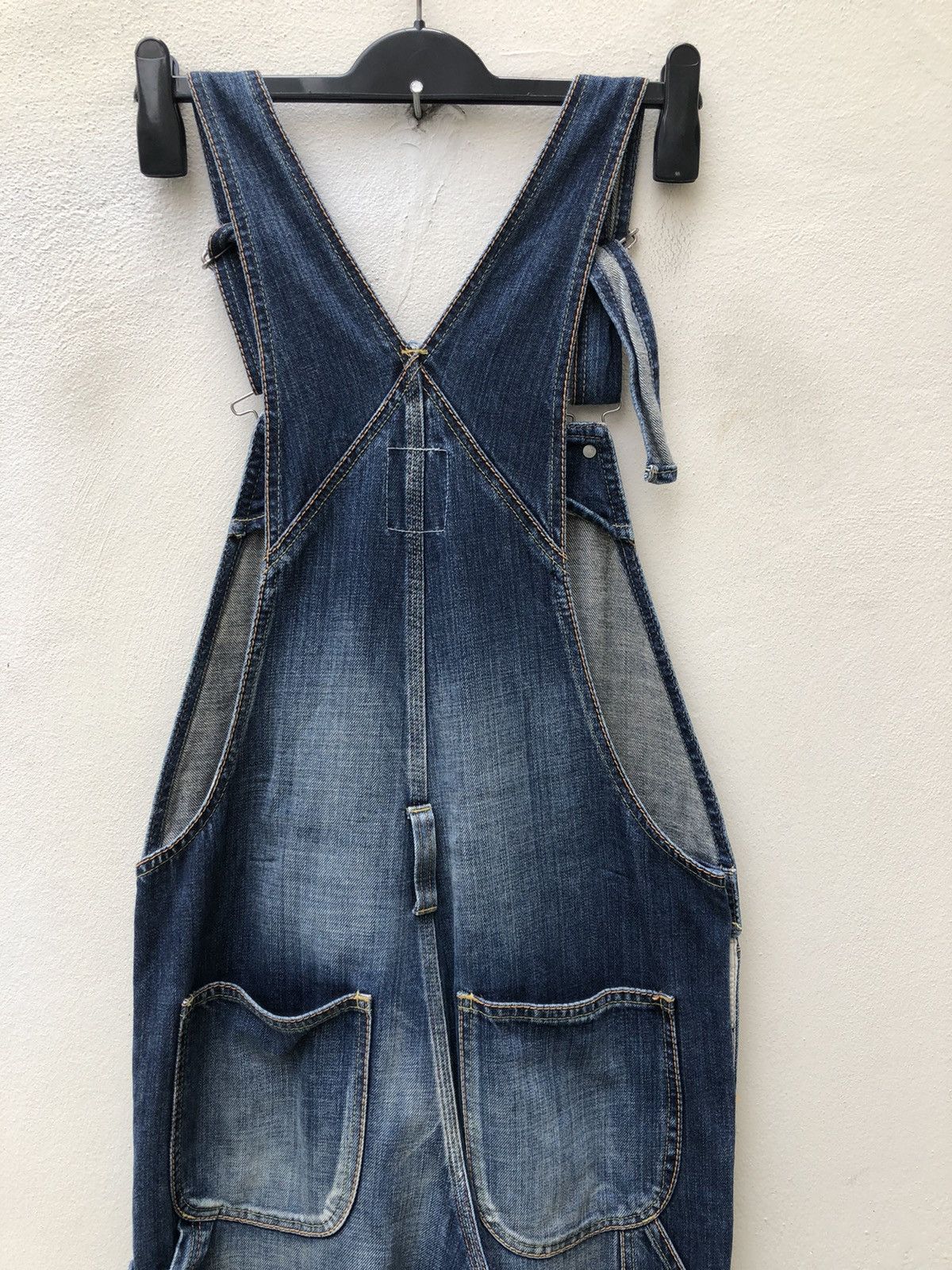 Hiroshi Fujiwara Vanquish Ripped Distressed Denim Overall Size US 31 - 12 Thumbnail