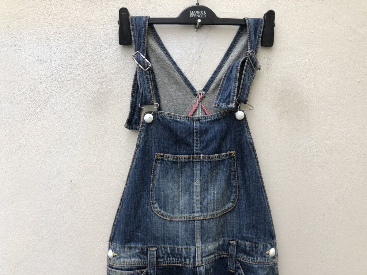 Hiroshi Fujiwara Vanquish Ripped Distressed Denim Overall Size US 31 - 2 Thumbnail