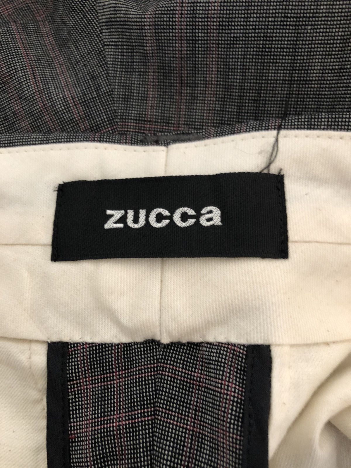 CABANE de ZUCCa Issey Miyake Zucca Wool Linen Blend Skinny Checks Trouser Size US 30 / EU 46 - 13 Thumbnail