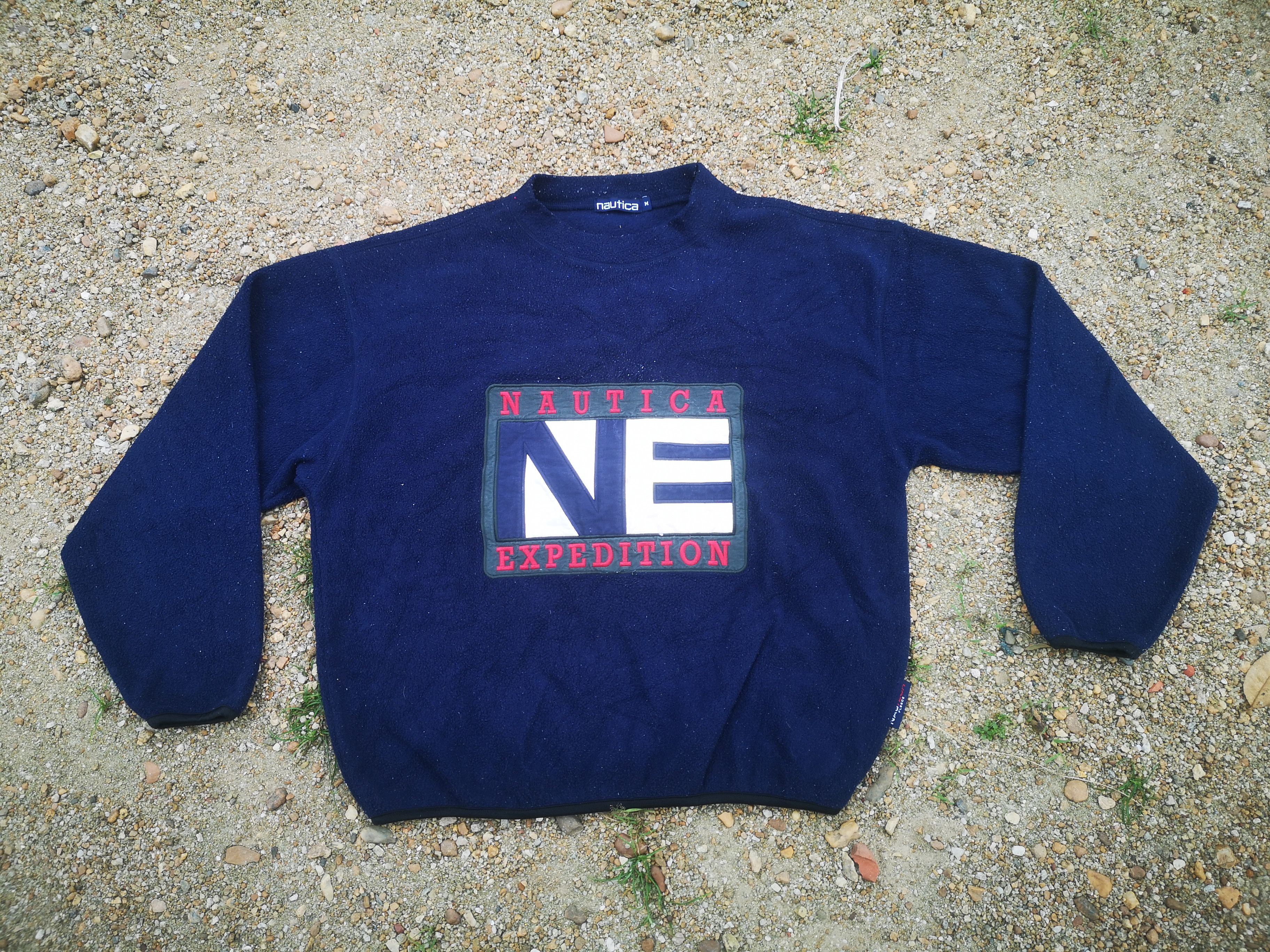 Nautica × Vintage Vintage Nautica Fleece Big Logo Size US M / EU 48-50 / 2 - 3 Thumbnail