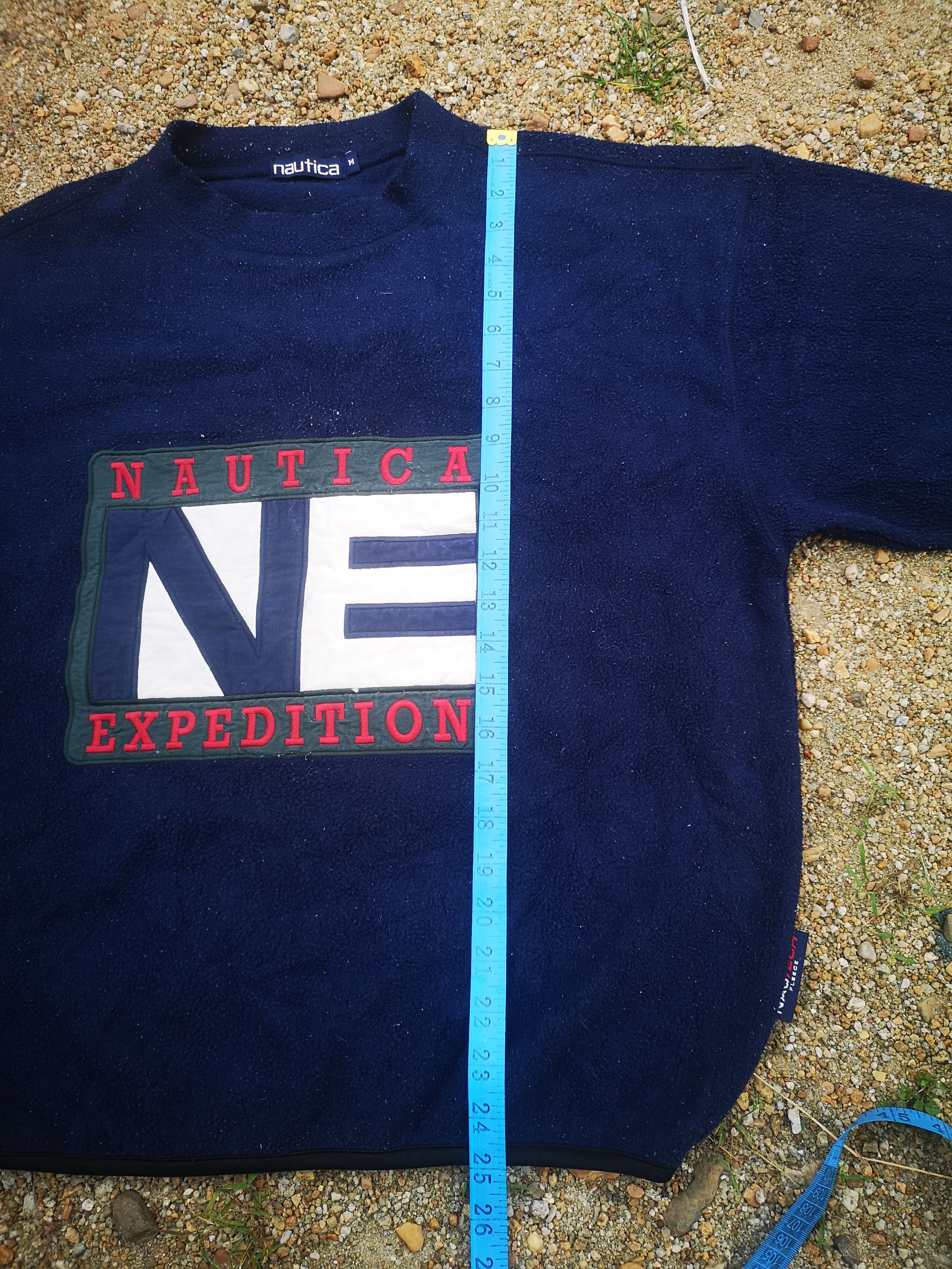 Nautica × Vintage Vintage Nautica Fleece Big Logo Size US M / EU 48-50 / 2 - 13 Thumbnail