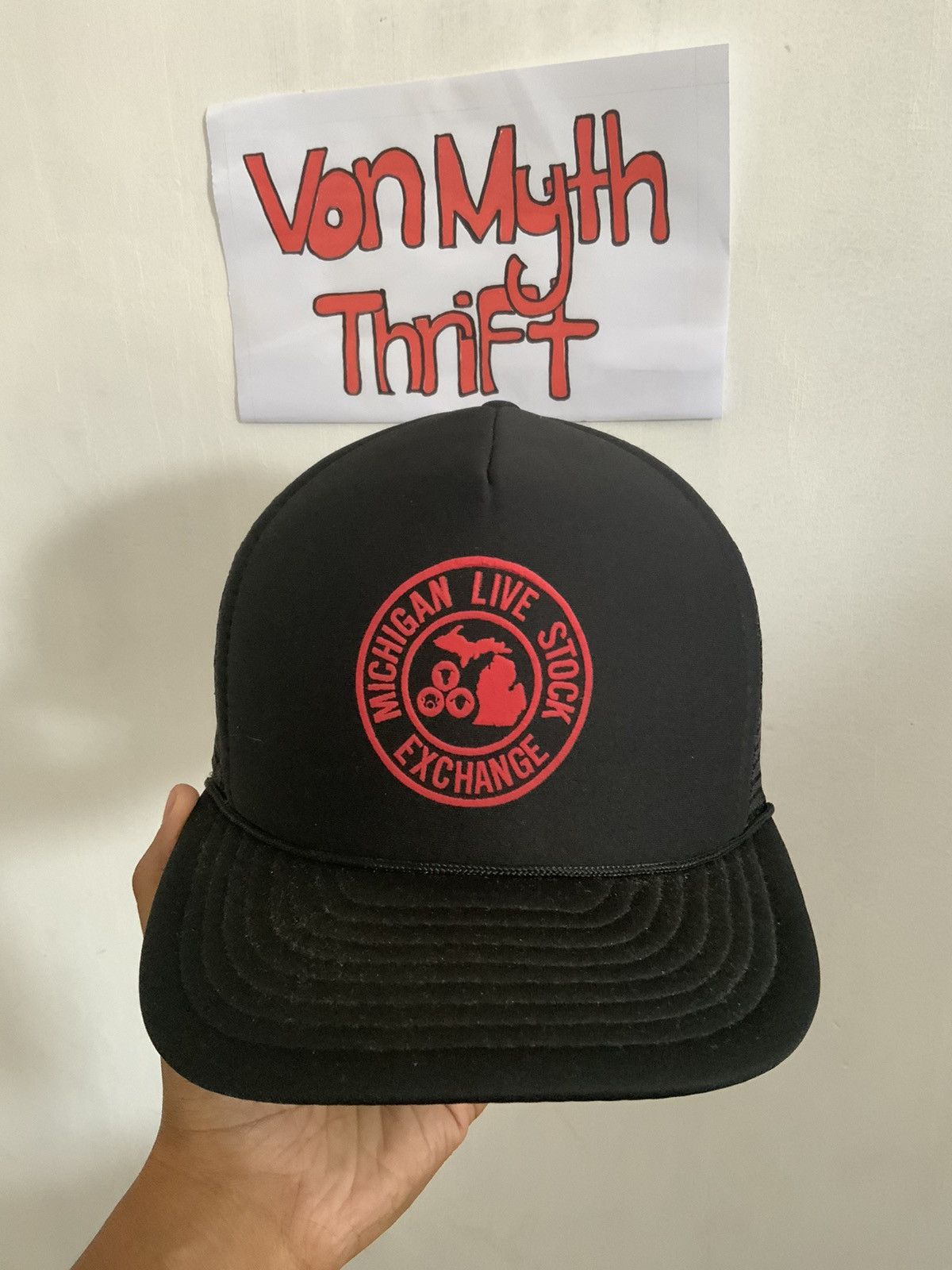 Vintage Vintage Michigan Live Stock Exchange Taiwan ROC Trucker Hat Size ONE SIZE - 5 Thumbnail