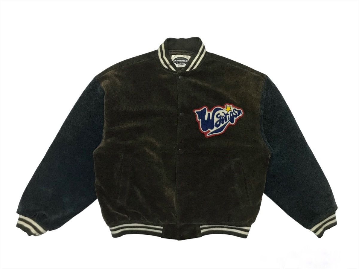 Vintage Vintage Jasper minx wool varsity jacket | Grailed