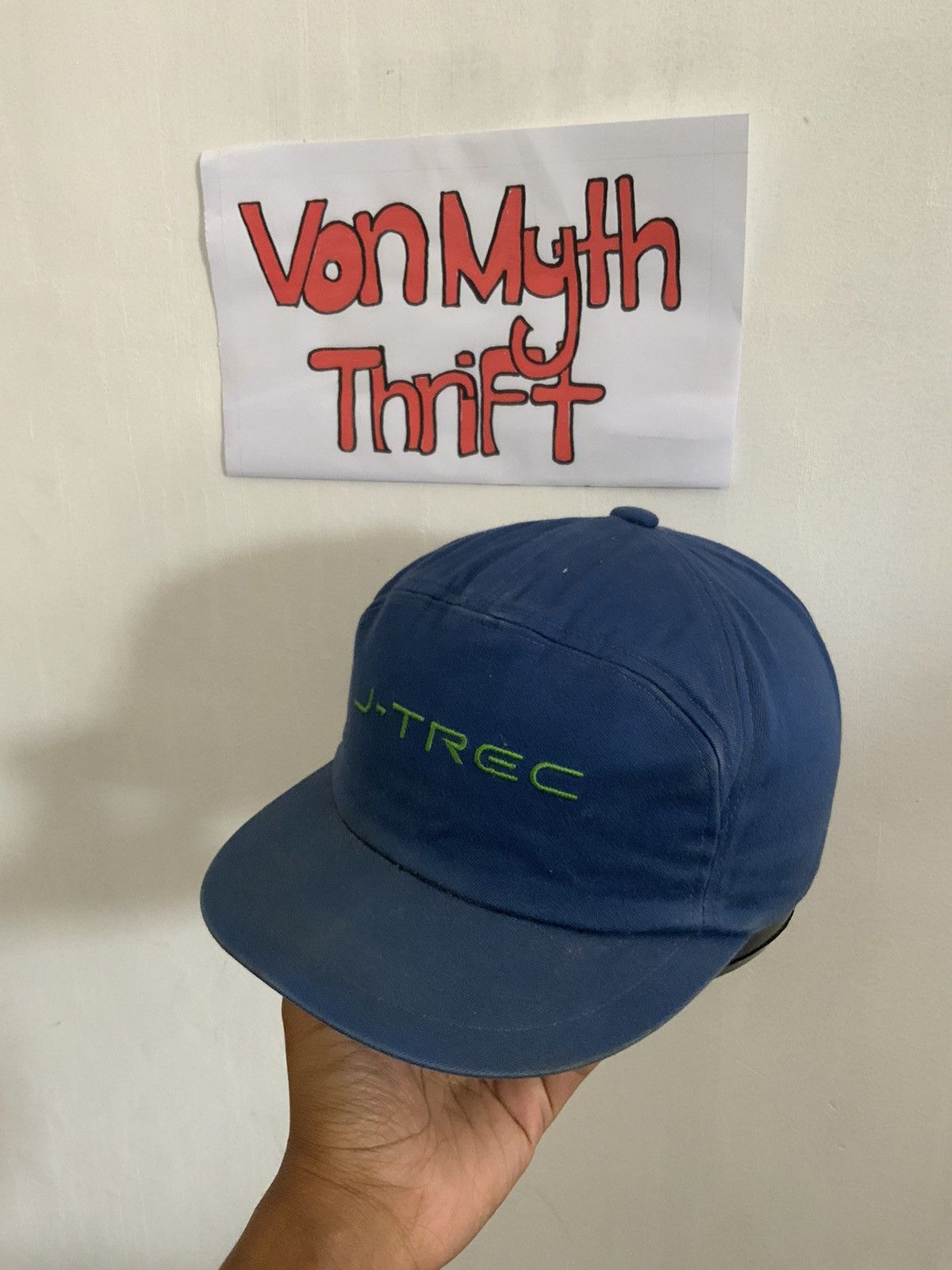 Japanese Brand J-Trec Japan Short Brim Indigo Hat Size ONE SIZE - 2 Thumbnail