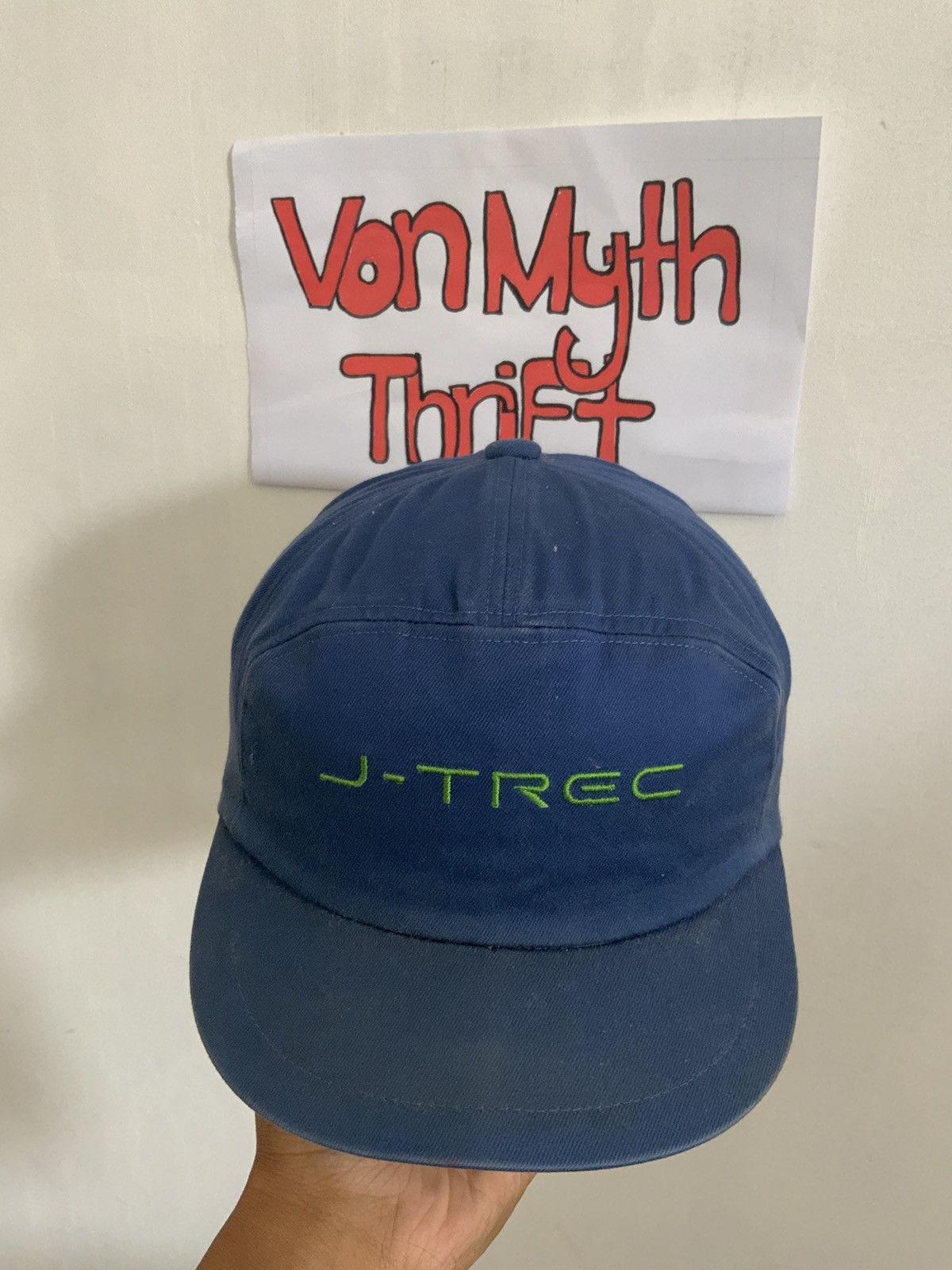 Japanese Brand J-Trec Japan Short Brim Indigo Hat Size ONE SIZE - 1 Thumbnail