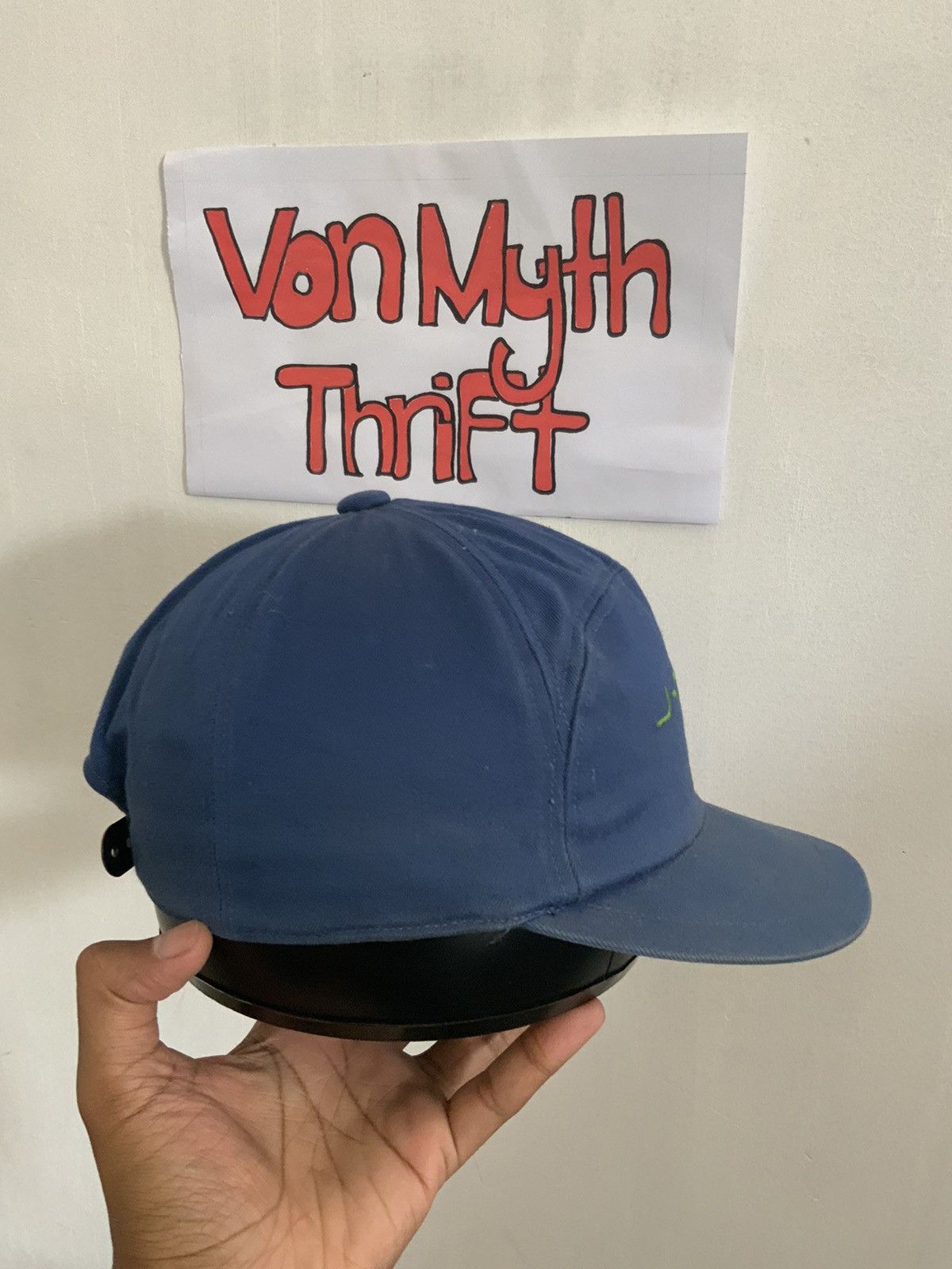 Japanese Brand J-Trec Japan Short Brim Indigo Hat Size ONE SIZE - 4 Thumbnail