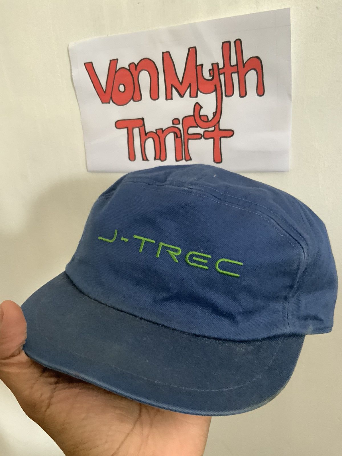 Japanese Brand J-Trec Japan Short Brim Indigo Hat Size ONE SIZE - 10 Thumbnail