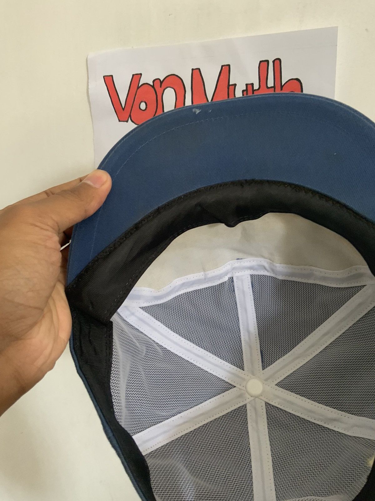 Japanese Brand J-Trec Japan Short Brim Indigo Hat Size ONE SIZE - 9 Thumbnail