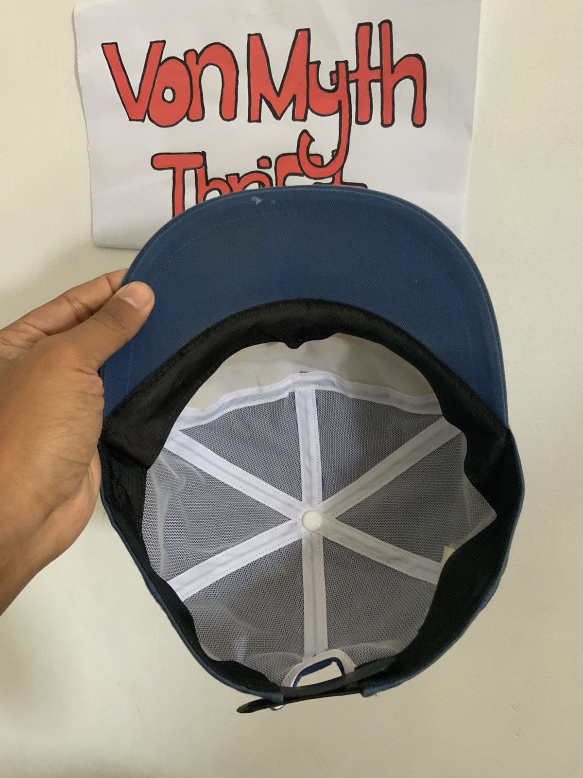 Japanese Brand J-Trec Japan Short Brim Indigo Hat Size ONE SIZE - 6 Thumbnail