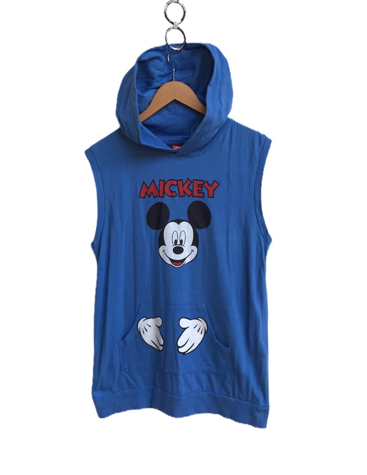 Disney × Japanese Brand 🔥Disney Mickey Mouse Singlet With Hoodies Size US S / EU 44-46 / 1 - 1 Thumbnail