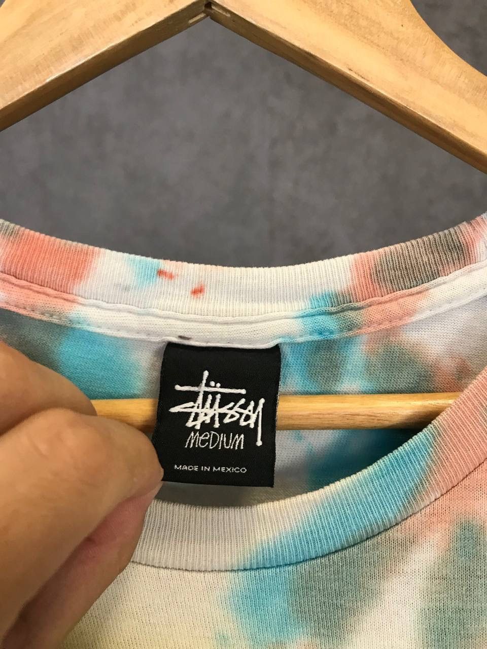 Stussy Stussy big logo vintage streetwear tee Size US M / EU 48-50 / 2 - 6 Thumbnail