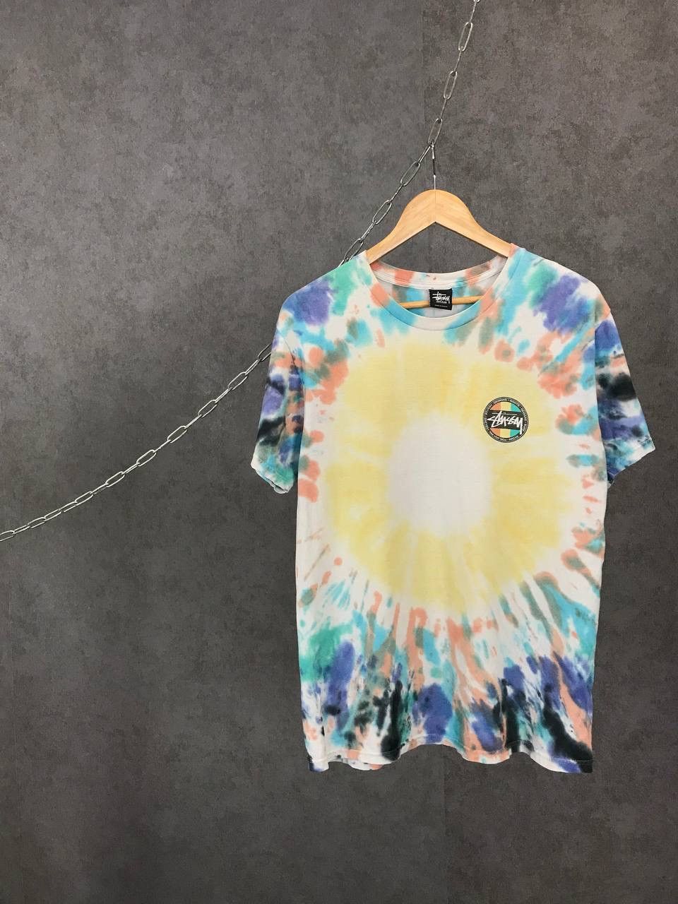 Stussy Stussy big logo vintage streetwear tee Size US M / EU 48-50 / 2 - 2 Thumbnail