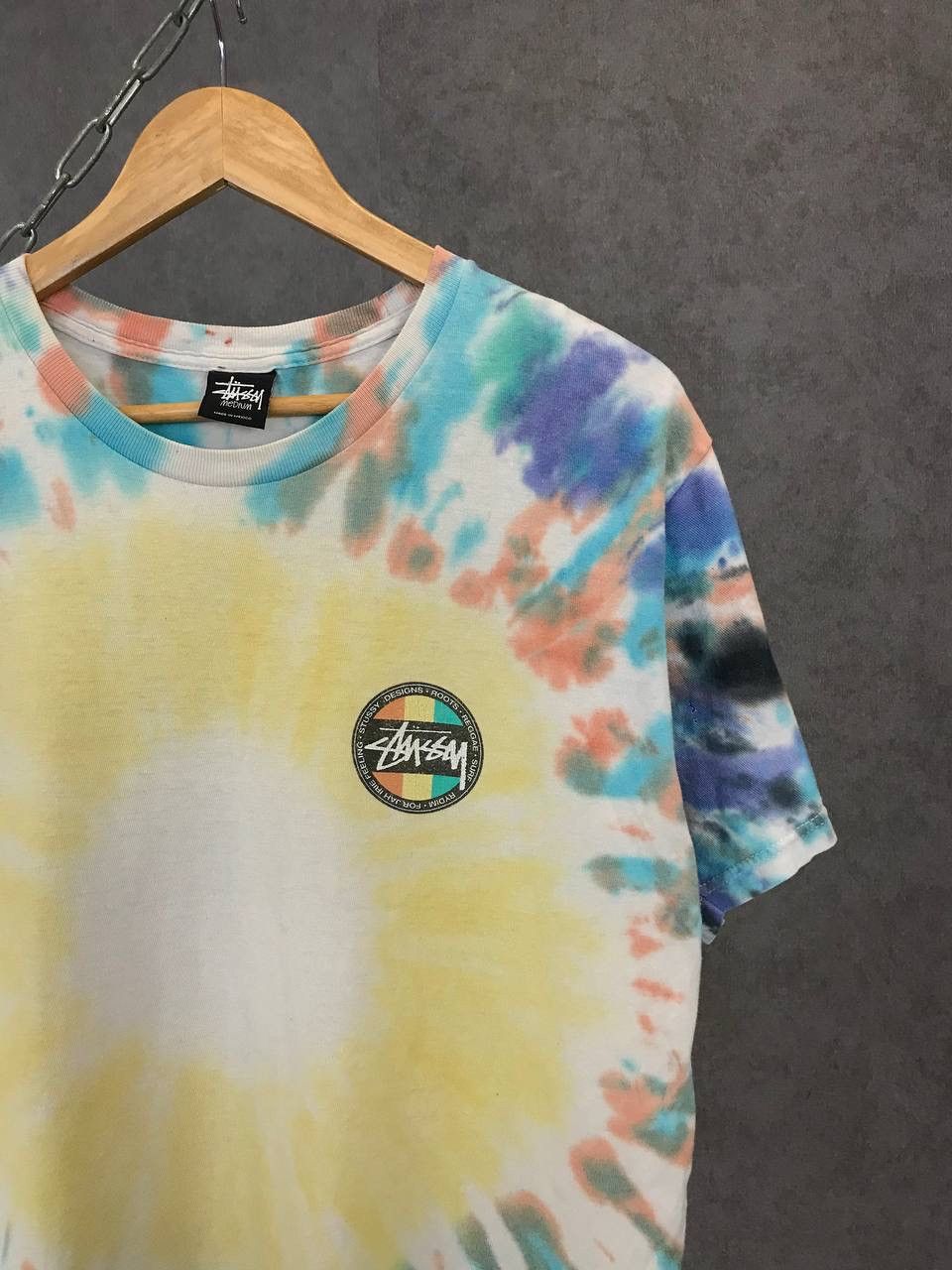Stussy Stussy big logo vintage streetwear tee Size US M / EU 48-50 / 2 - 3 Thumbnail