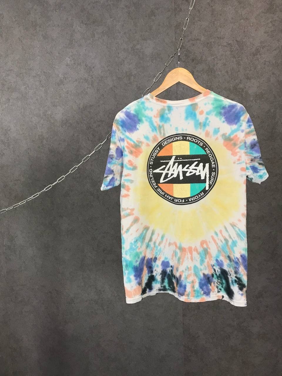 Stussy Stussy big logo vintage streetwear tee Size US M / EU 48-50 / 2 - 1 Thumbnail
