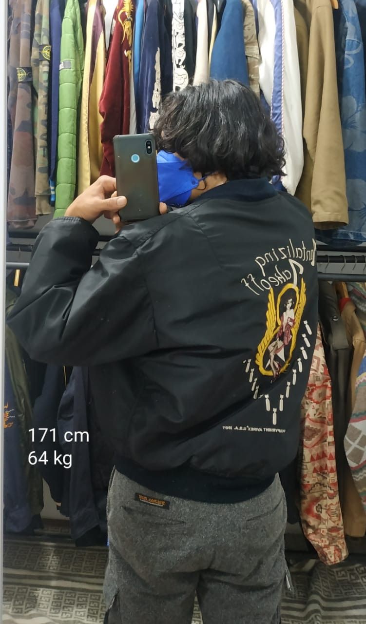 Avirex Fit S to M, Vtg Avirex Embroidered Bomber Jacket Size US S / EU 44-46 / 1 - 23 Thumbnail