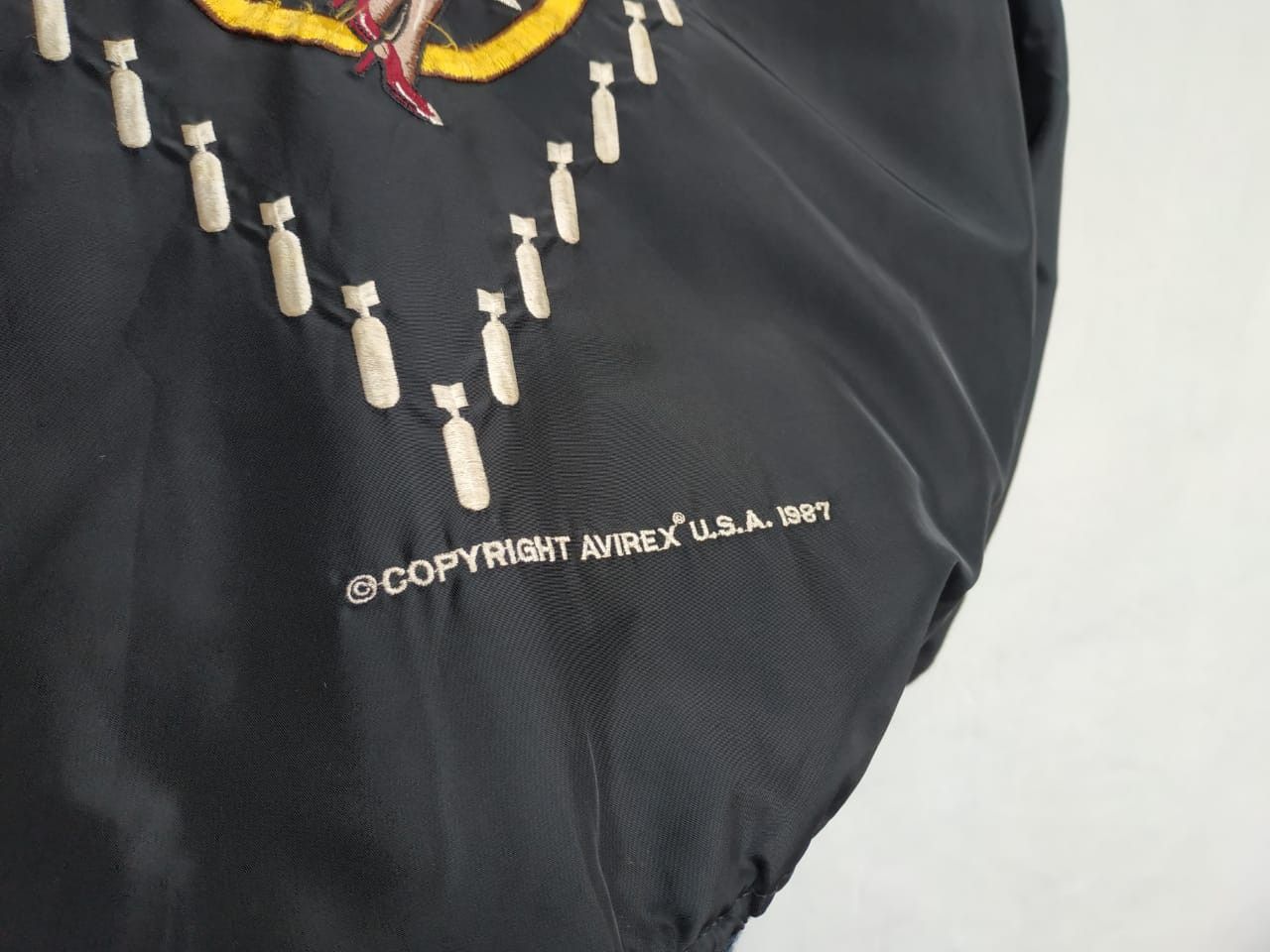 Avirex Fit S to M, Vtg Avirex Embroidered Bomber Jacket Size US S / EU 44-46 / 1 - 5 Thumbnail