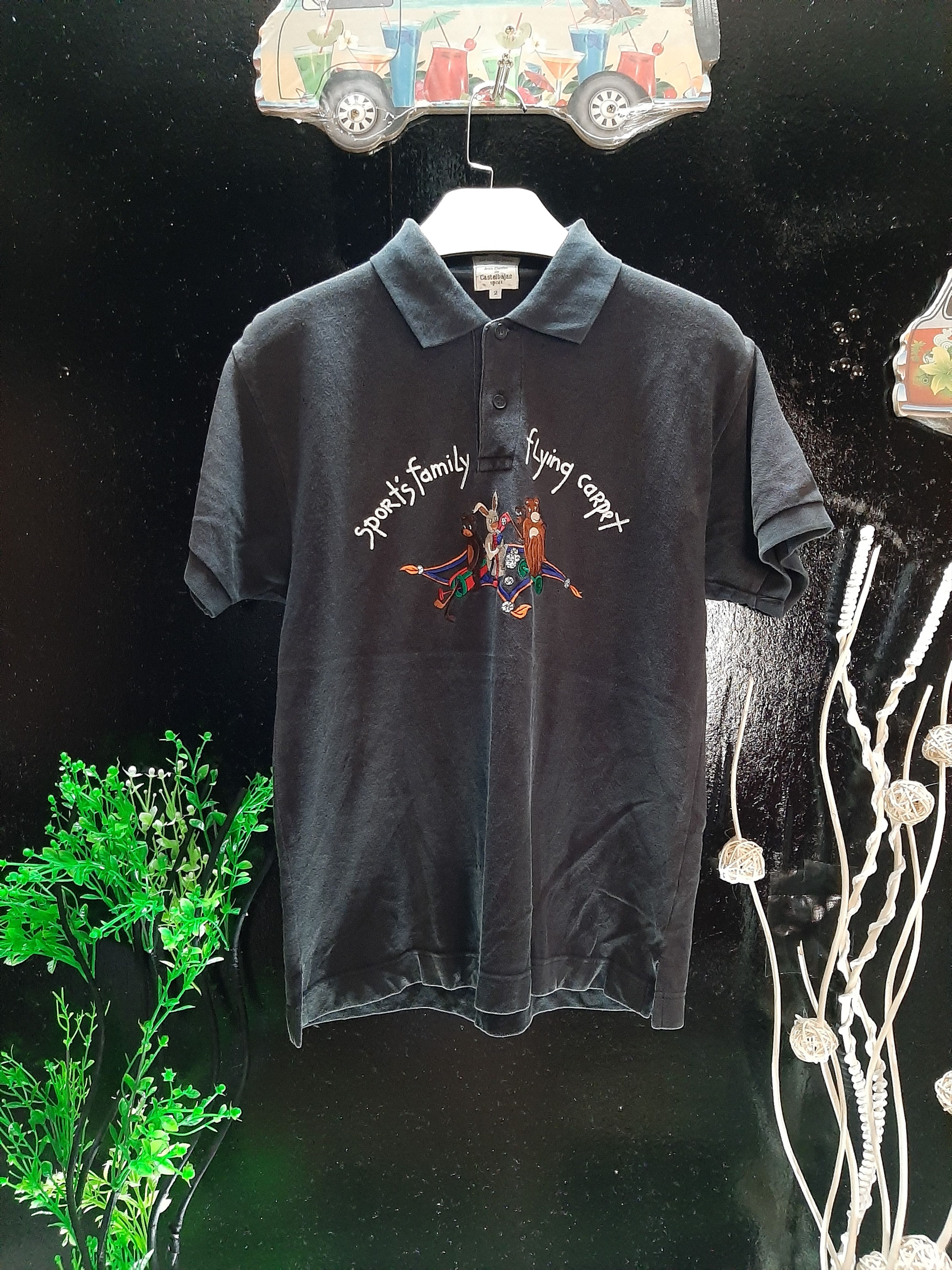 Designer × Jean Charles De Castelbajac × Vintage VINTAGE JEAN CHARLES DE CASTELBAJAC POLO SHIRT Size US M / EU 48-50 / 2 - 1 Thumbnail